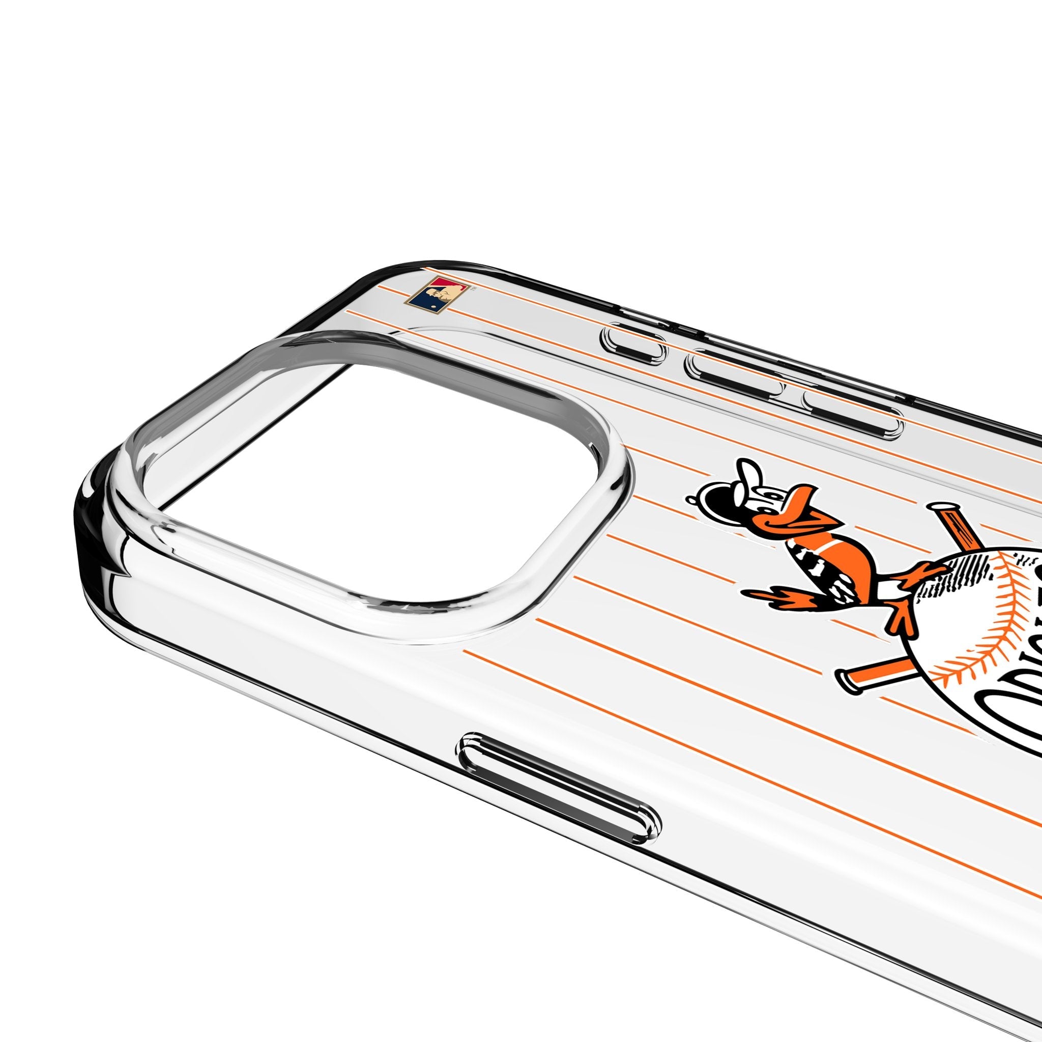 Baltimore Orioles 1954-1963 - Cooperstown Collection Pinstripe Clear Phone Case for Apple iPhone 3