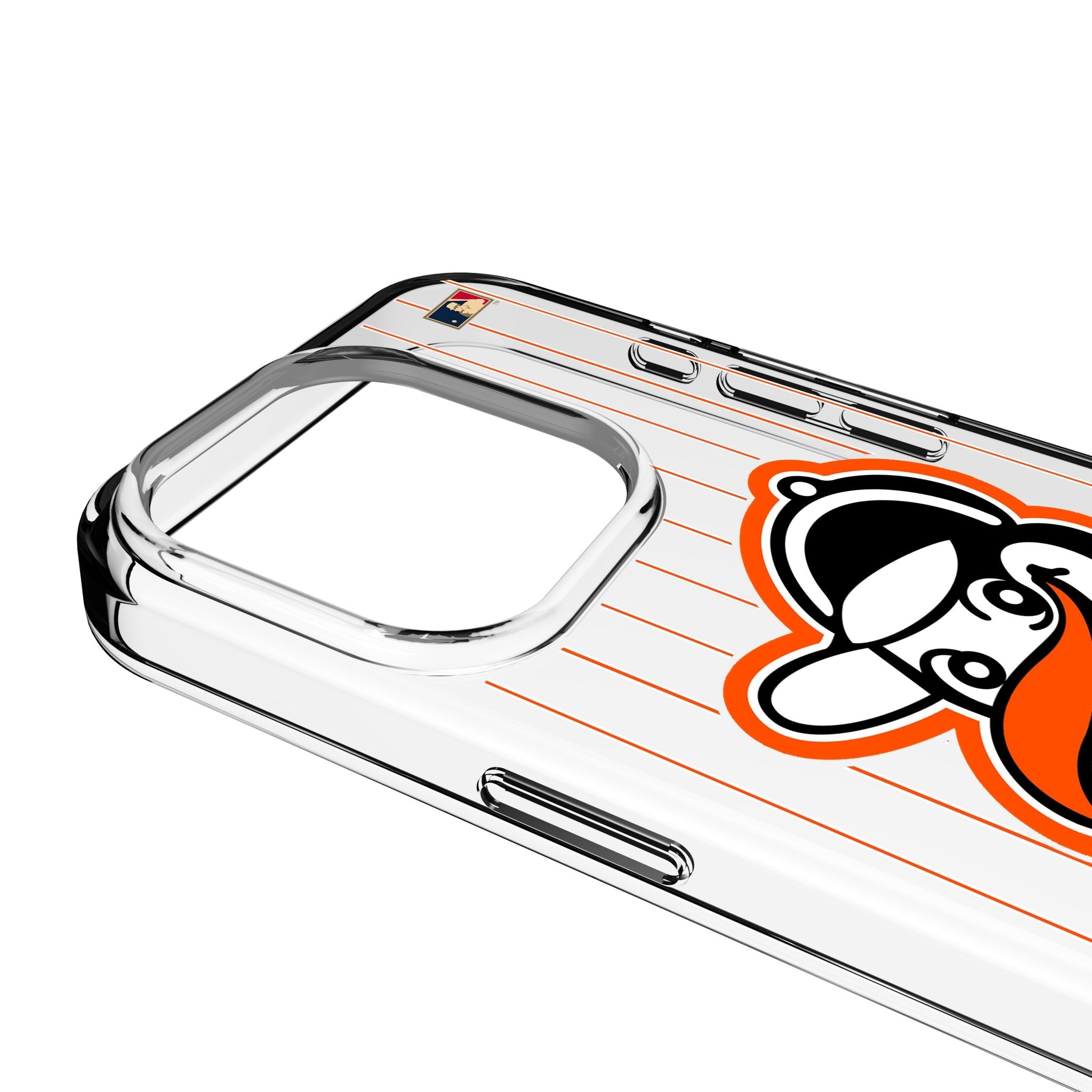 Baltimore Orioles 1955 - Cooperstown Collection Pinstripe Clear Phone Case for Apple iPhone 3