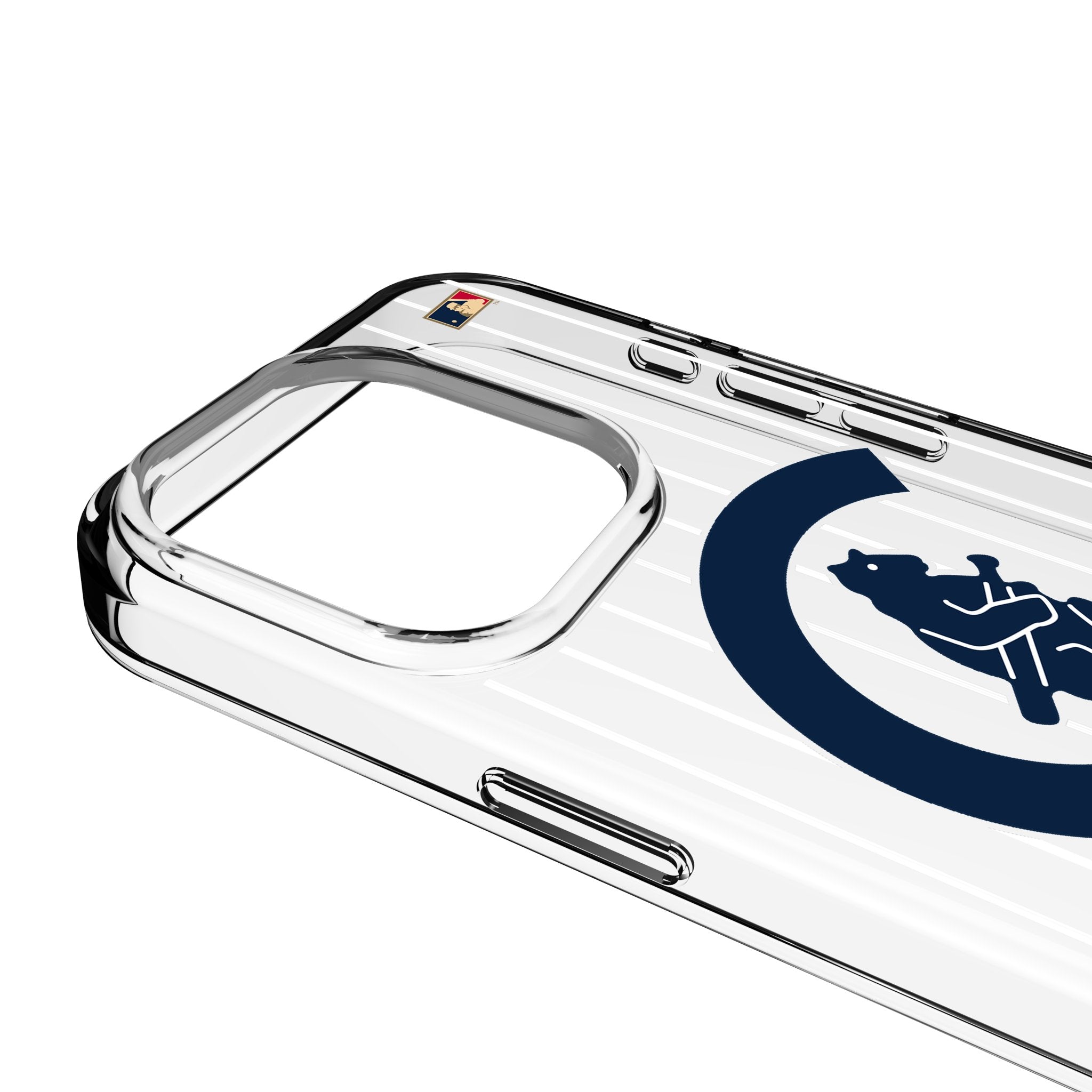 Chicago Cubs 1911-1912 - Cooperstown Collection Pinstripe Clear Phone Case for Apple iPhone 3