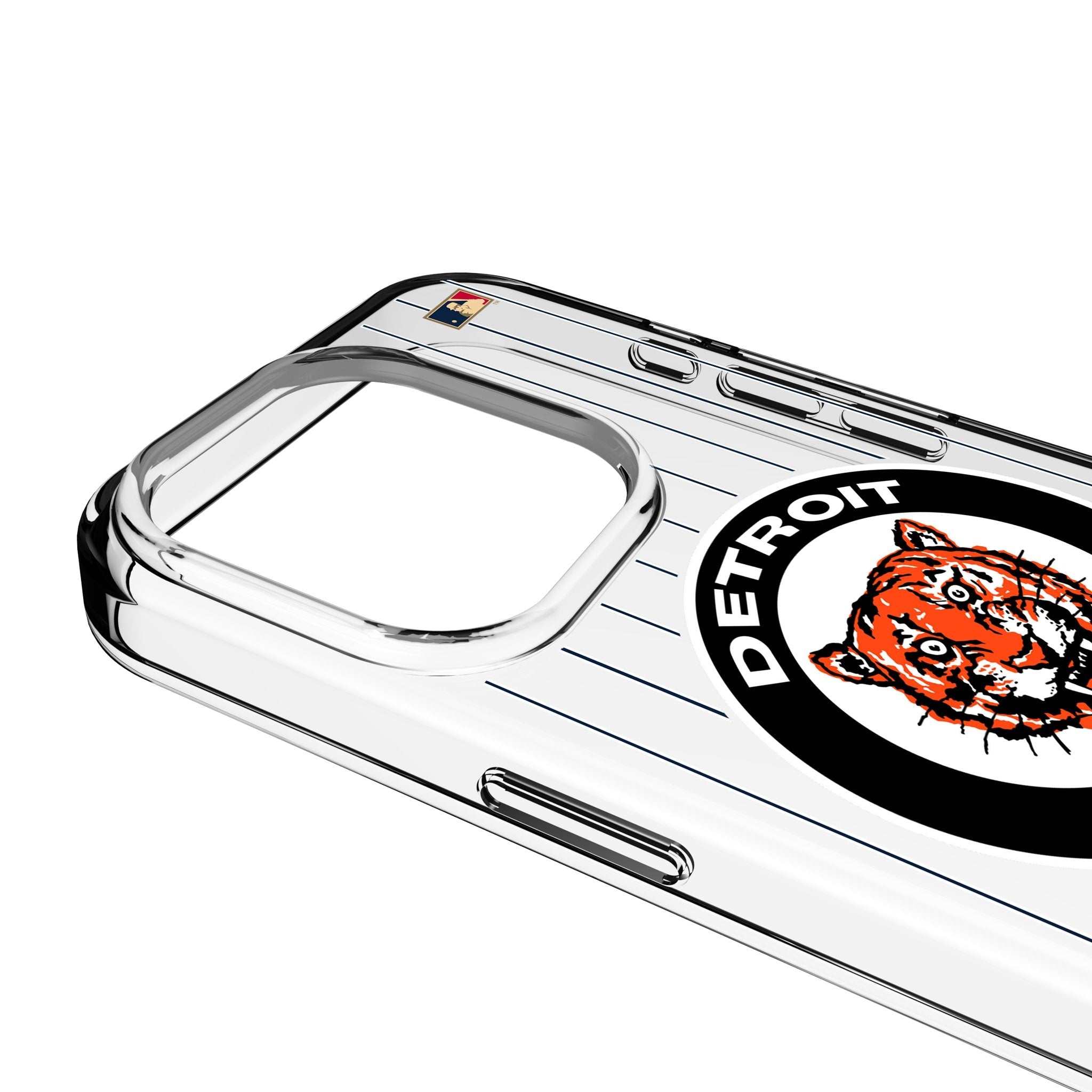 Detroit Tigers 1961-1963 - Cooperstown Collection Pinstripe Clear Phone Case for Apple iPhone 3