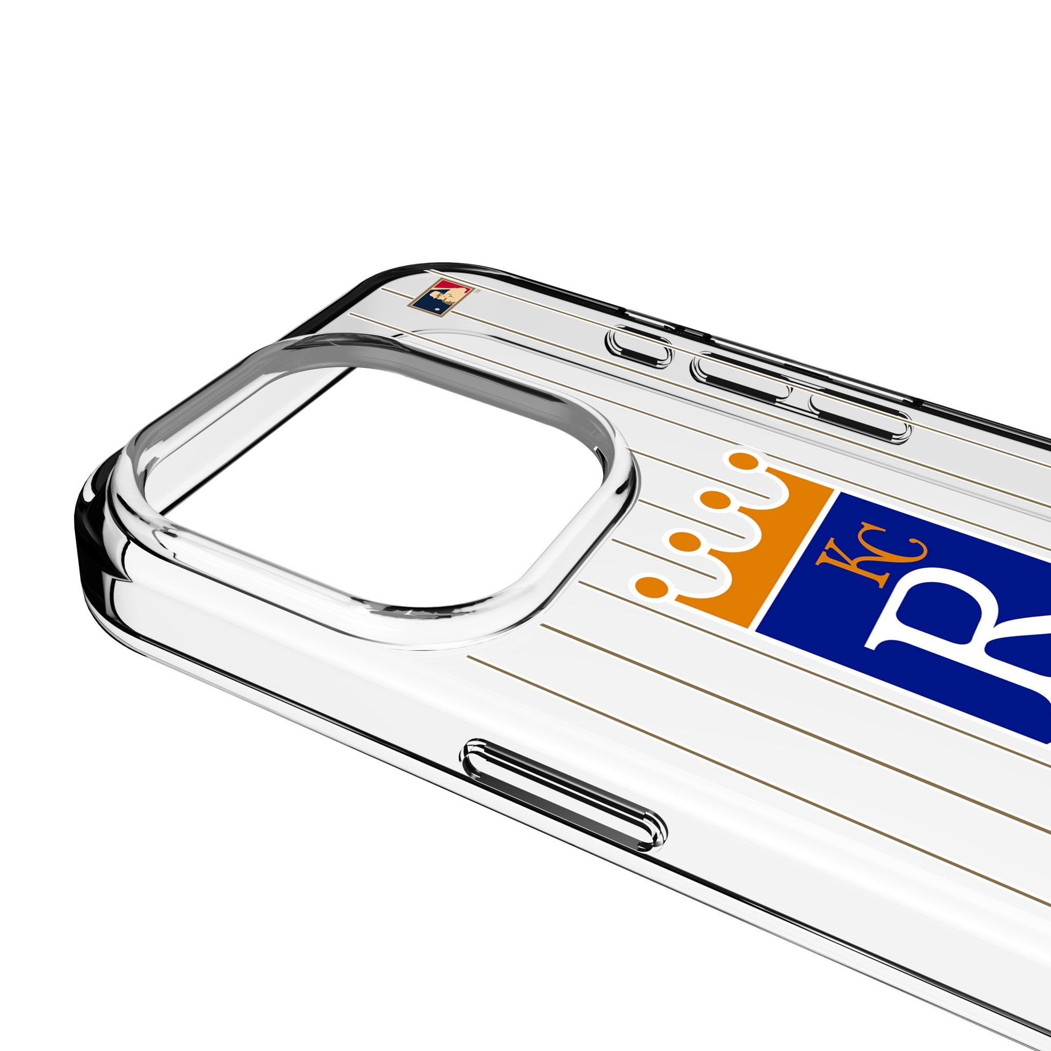 Kansas City Royals 1969-1978 - Cooperstown Collection Pinstripe Clear Phone Case for Apple iPhone 3