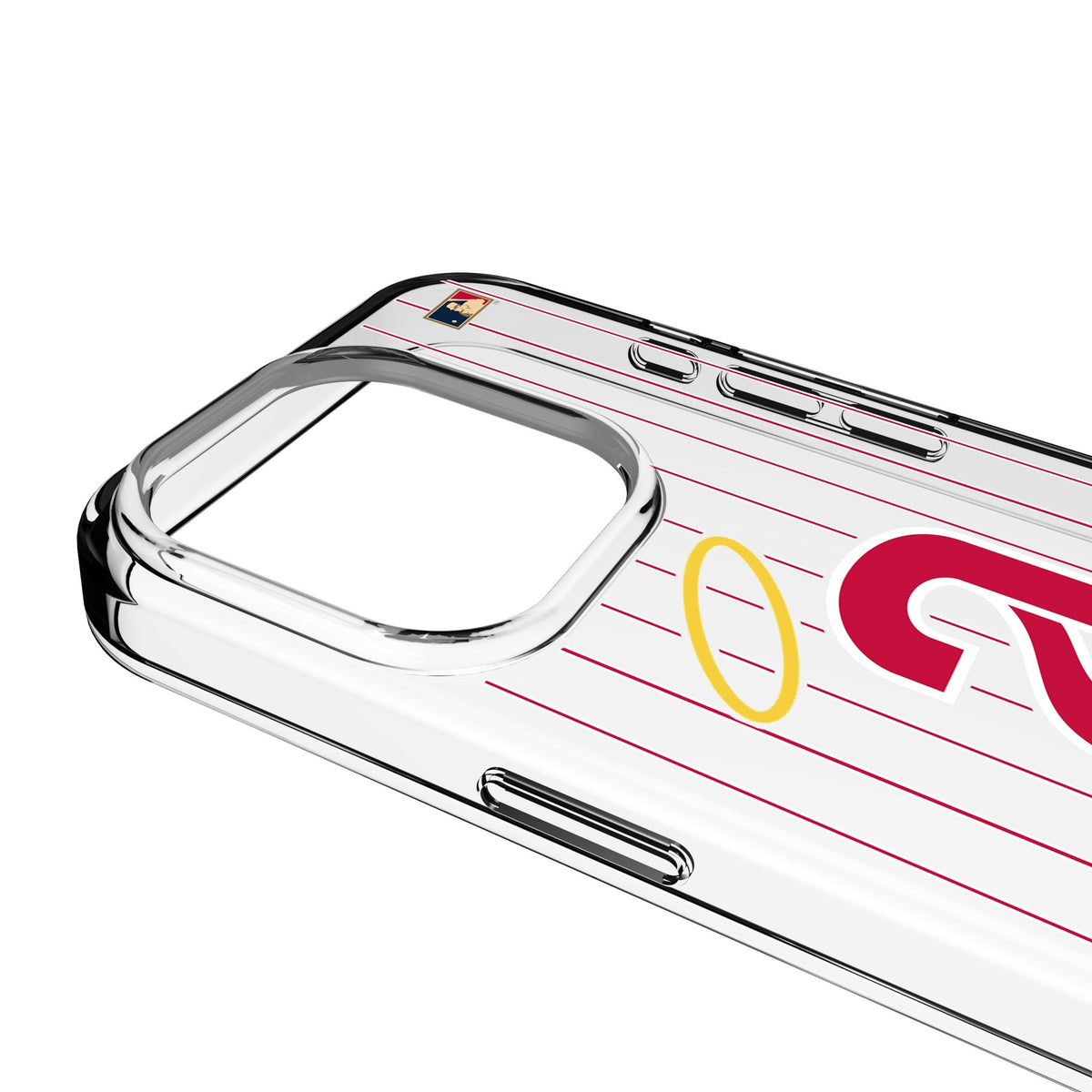 LA Angels 1971 - Cooperstown Collection Pinstripe Clear Phone Case for Apple iPhone 3