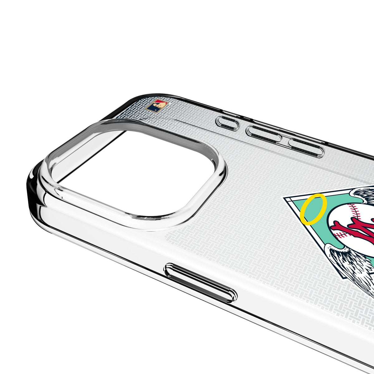 LA Angels 1961-1965 - Cooperstown Collection Linen Clear Phone Case for Apple iPhone 3
