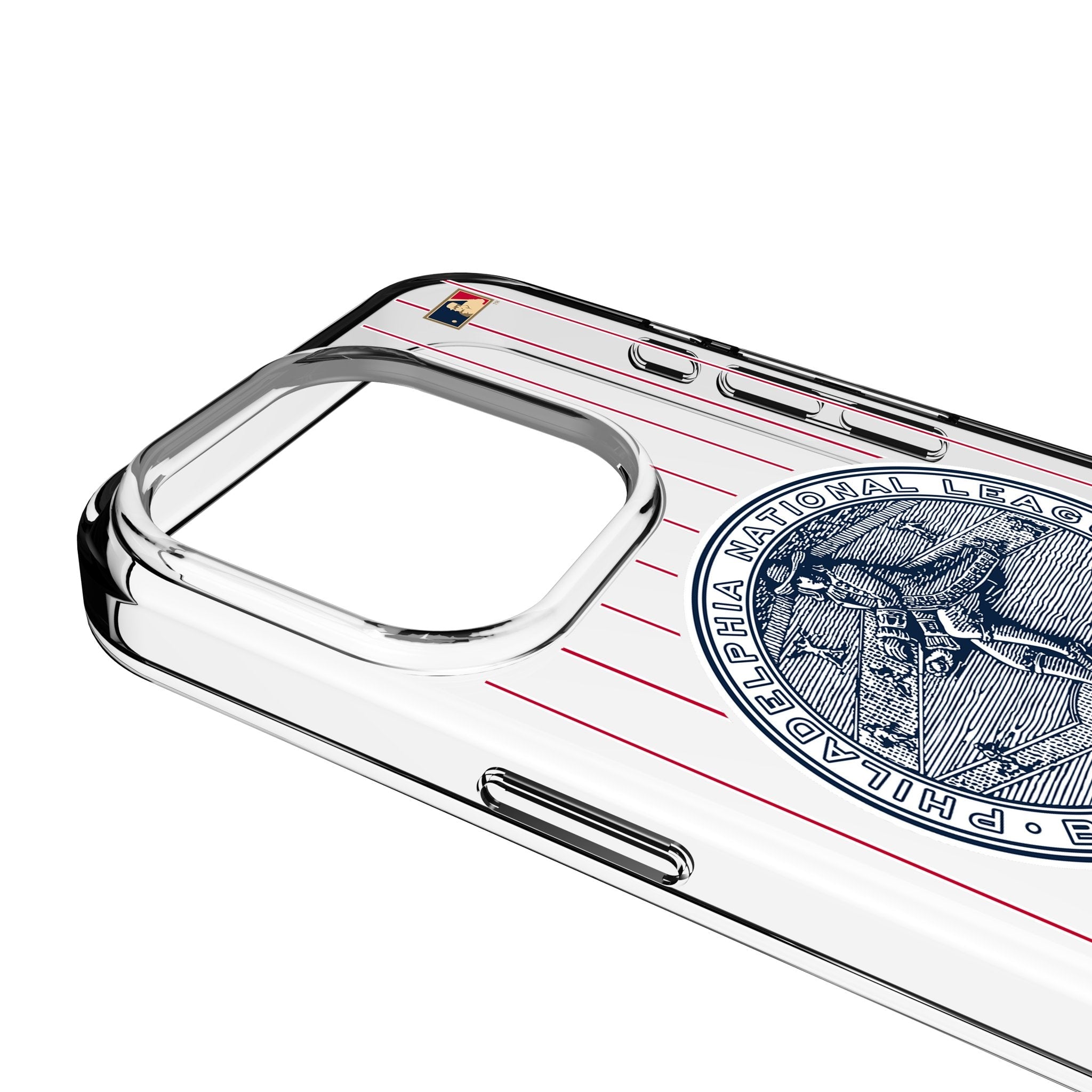 Philadelphia Phillies 1915-1943 - Cooperstown Collection Pinstripe Clear Phone Case for Apple iPhone 3
