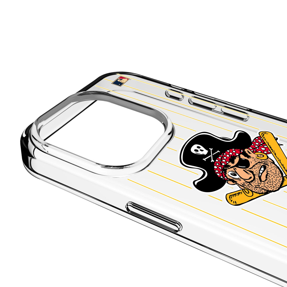 Pittsburgh Pirates 1958-1966 - Cooperstown Collection Pinstripe Clear Phone Case for Apple iPhone 3