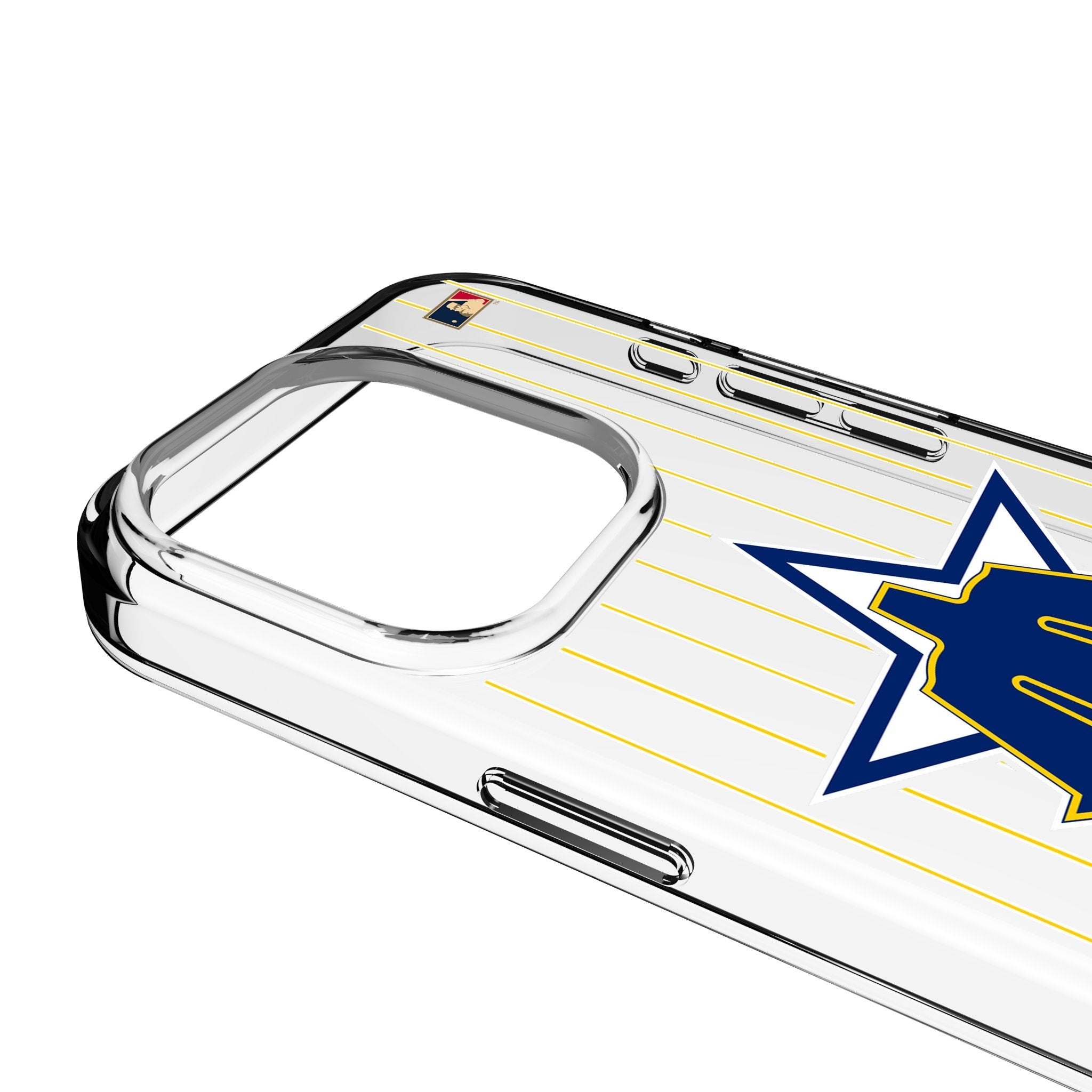 Seattle Mariners 1981-1986 - Cooperstown Collection Pinstripe Clear Phone Case for Apple iPhone 3