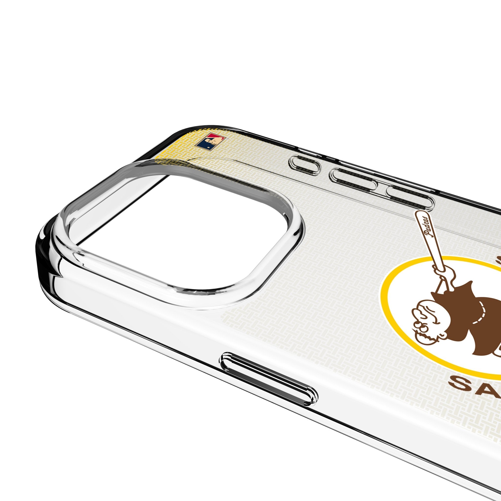 San Diego Padres 1969-1984 - Cooperstown Collection Linen Clear Phone Case for Apple iPhone 3