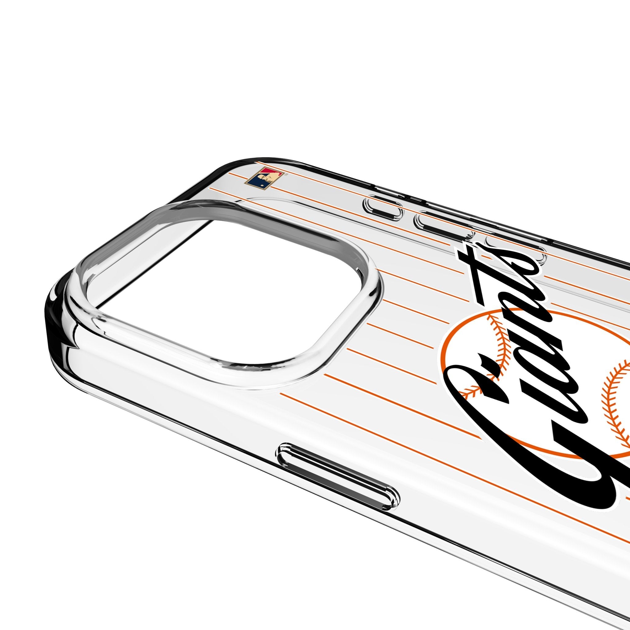 San Francisco Giants 1958-1967 - Cooperstown Collection Pinstripe Clear Phone Case for Apple iPhone 3