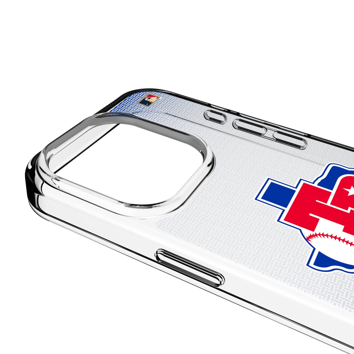 Texas Rangers 1981-1983 - Cooperstown Collection Linen Clear Phone Case for Apple iPhone 3