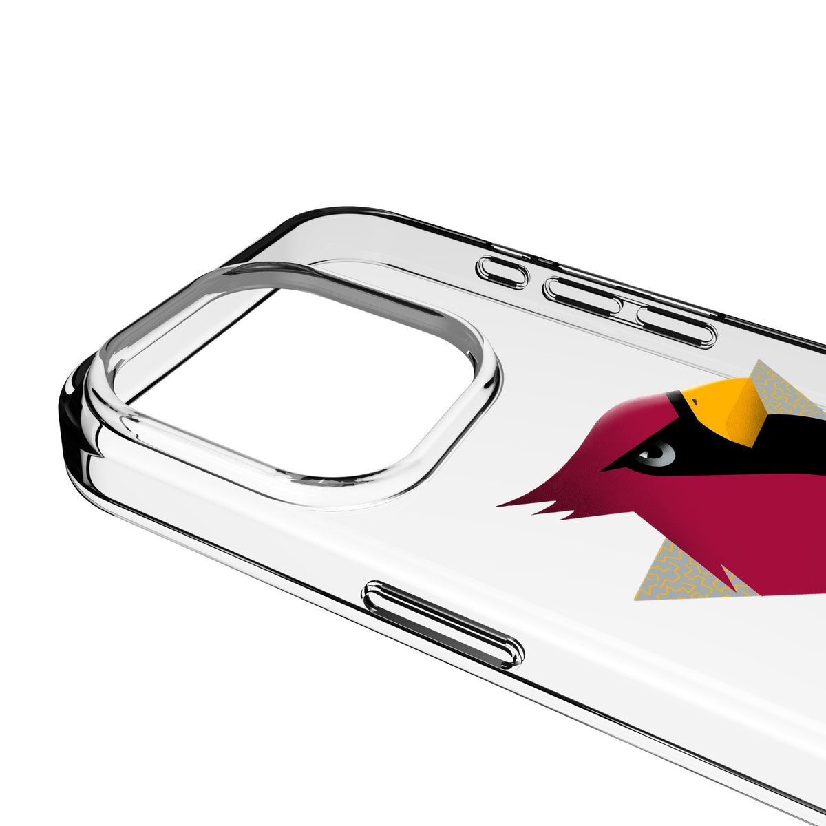 Arizona Cardinals 2024 Edition Clear Phone Case for Apple iPhone 3
