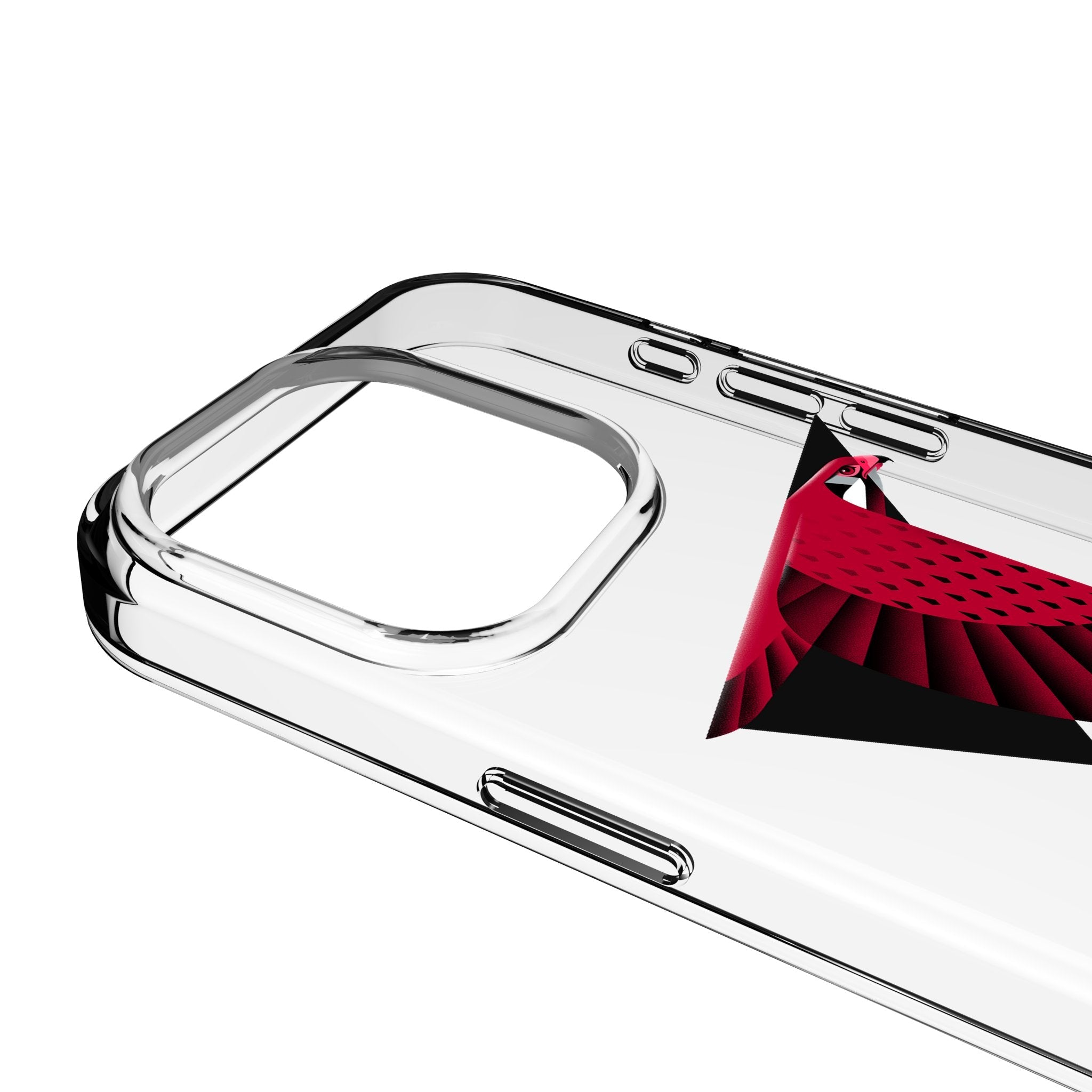 Atlanta Falcons 2024 Edition Clear Phone Case for Apple iPhone 3