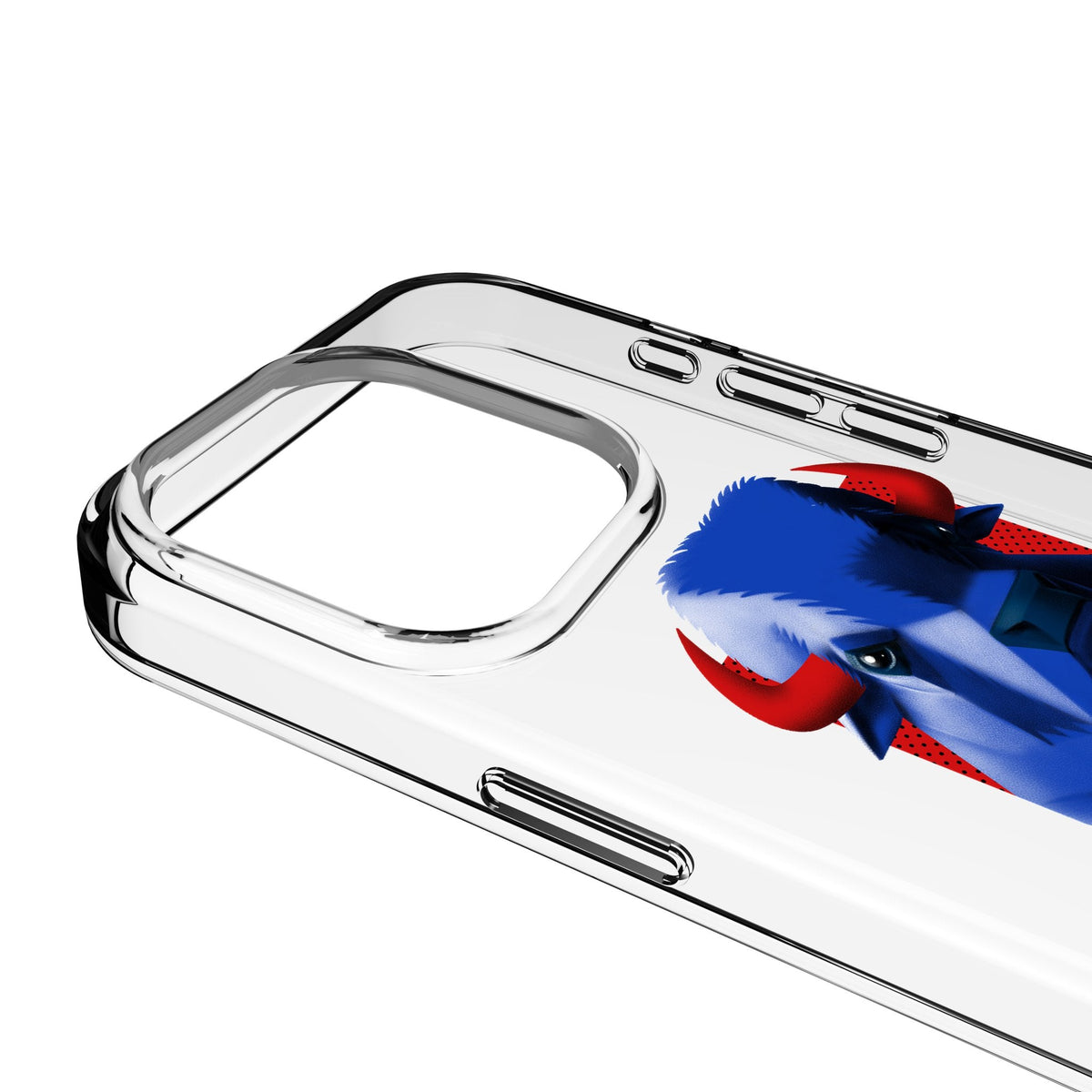 Buffalo Bills 2024 Edition Clear Phone Case for Apple iPhone 3