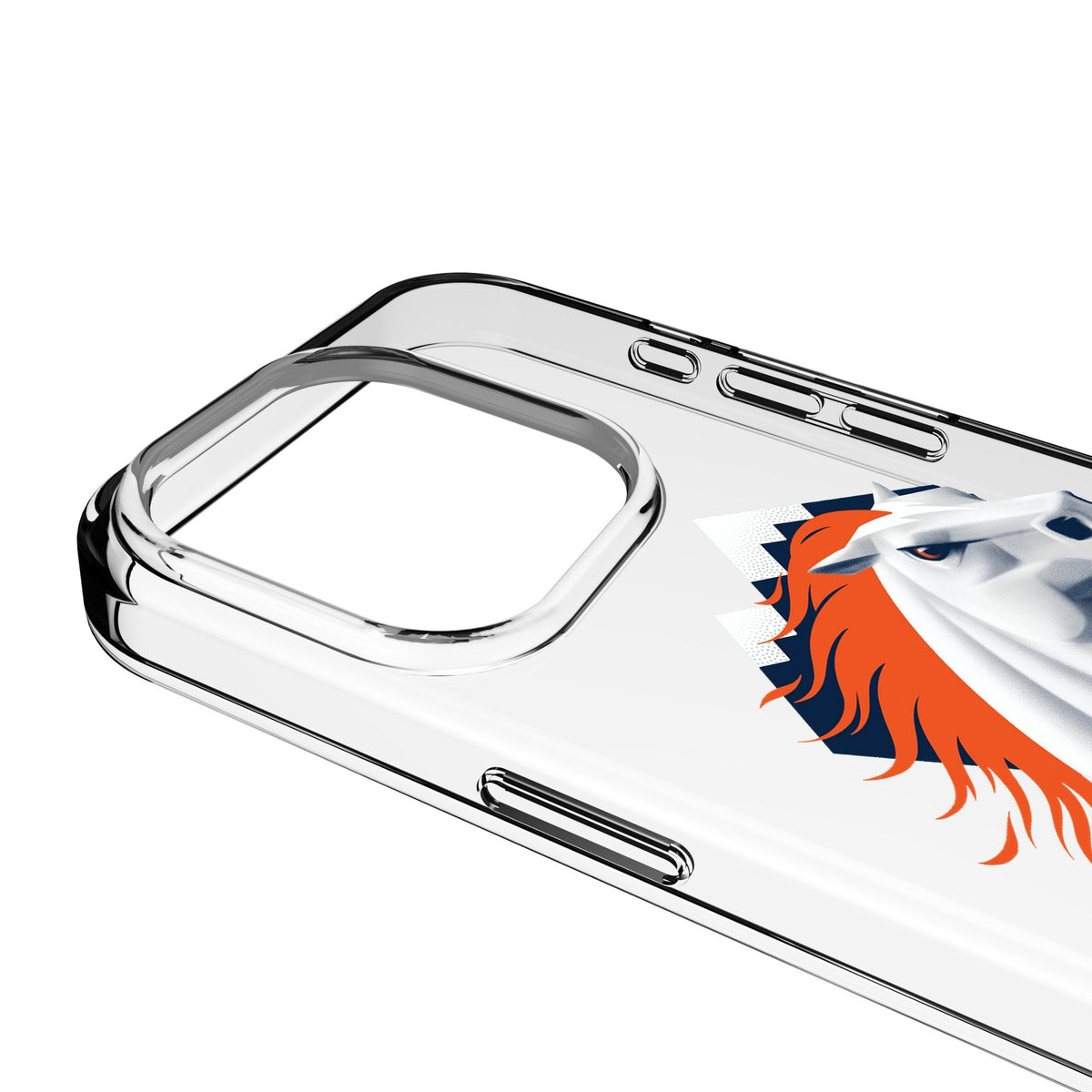 Denver Broncos 2024 Edition Clear Phone Case for Apple iPhone 3
