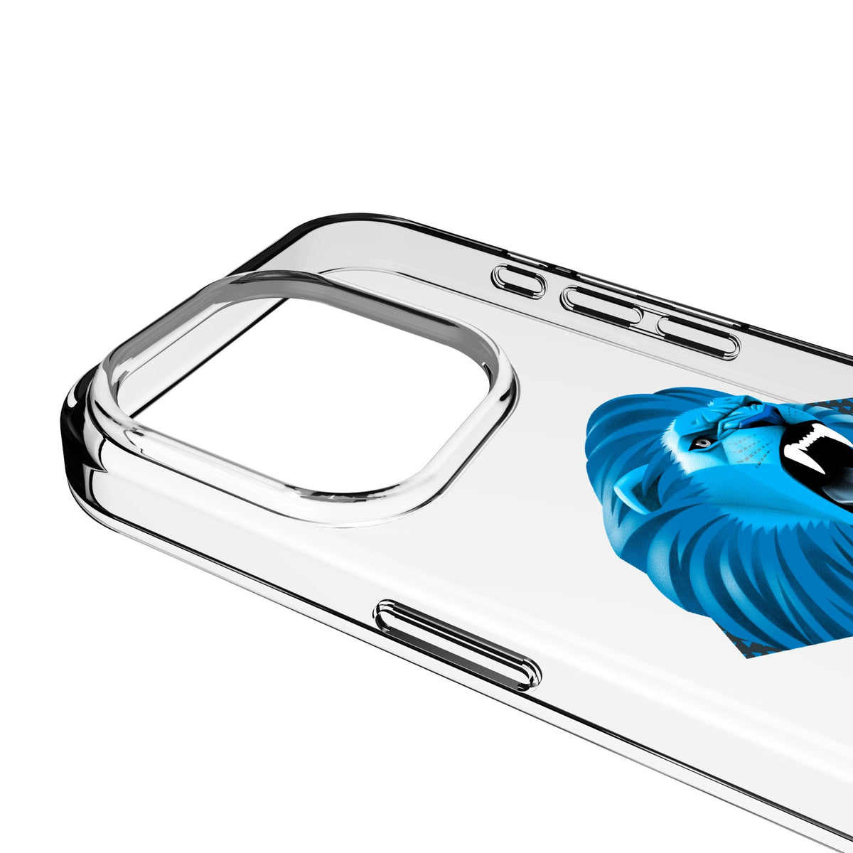 Detroit Lions 2024 Edition Clear Phone Case for Apple iPhone 2