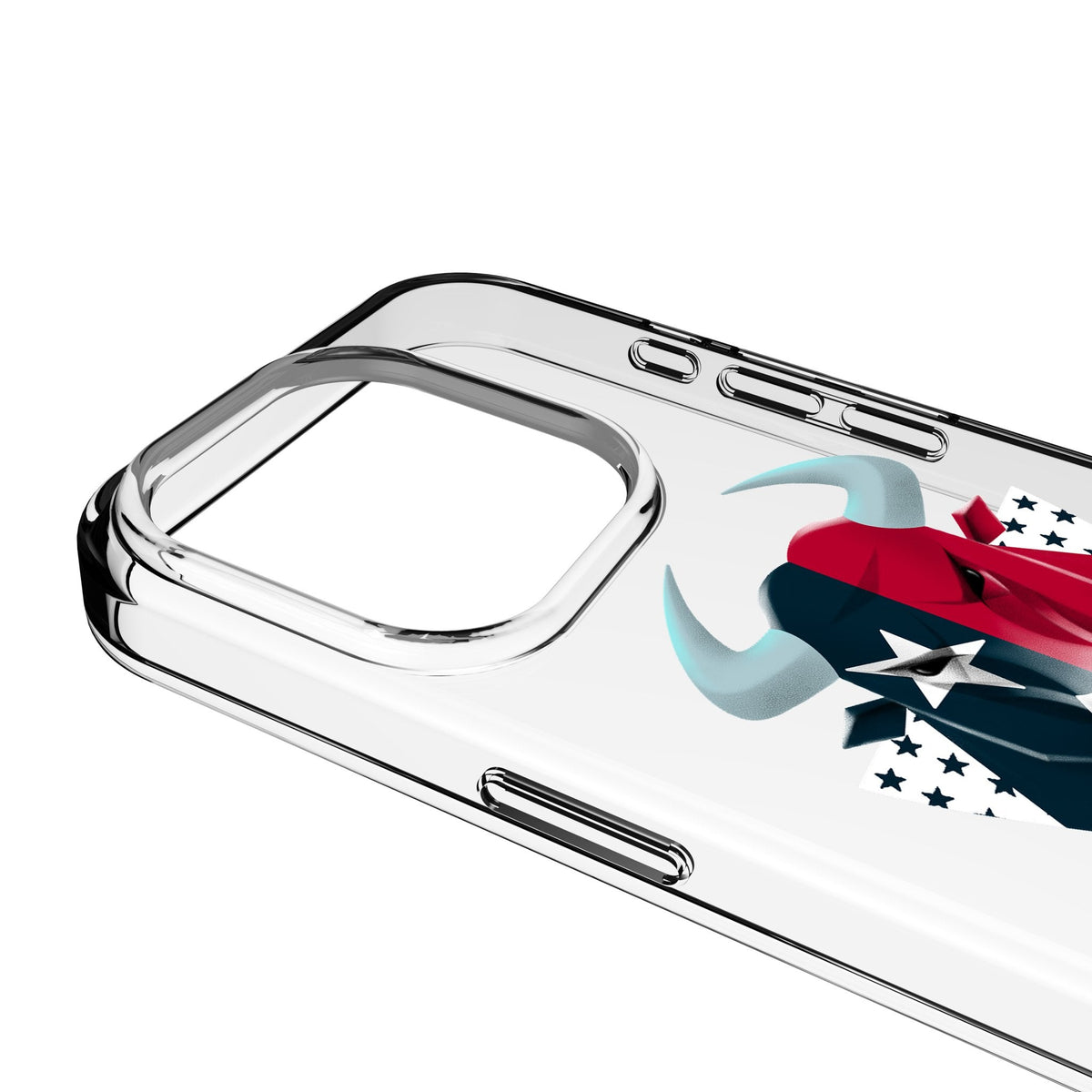 Houston Texans 2024 Edition Clear Phone Case for Apple iPhone 3