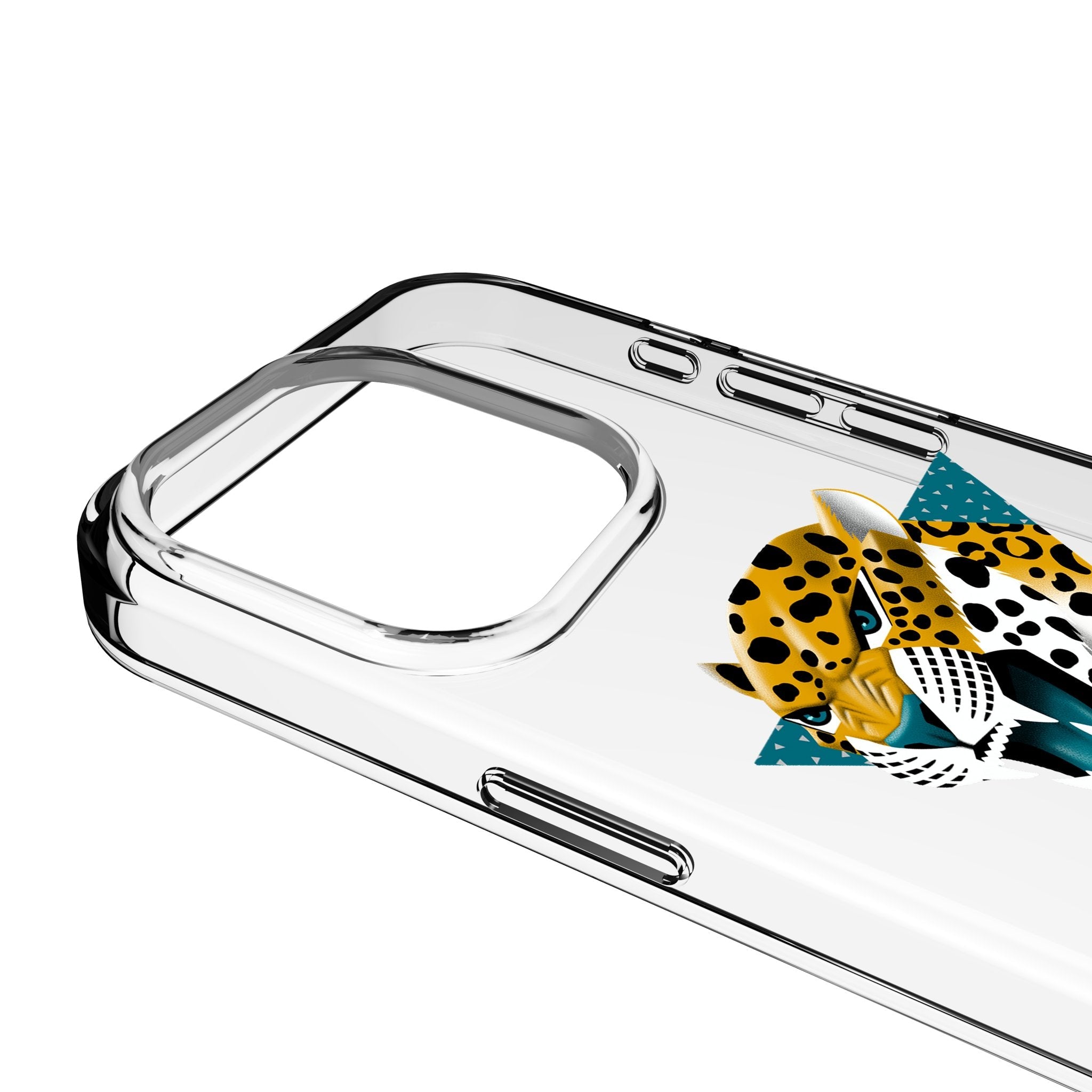Jacksonville Jaguars 2024 Edition Clear Phone Case for Apple iPhone 3