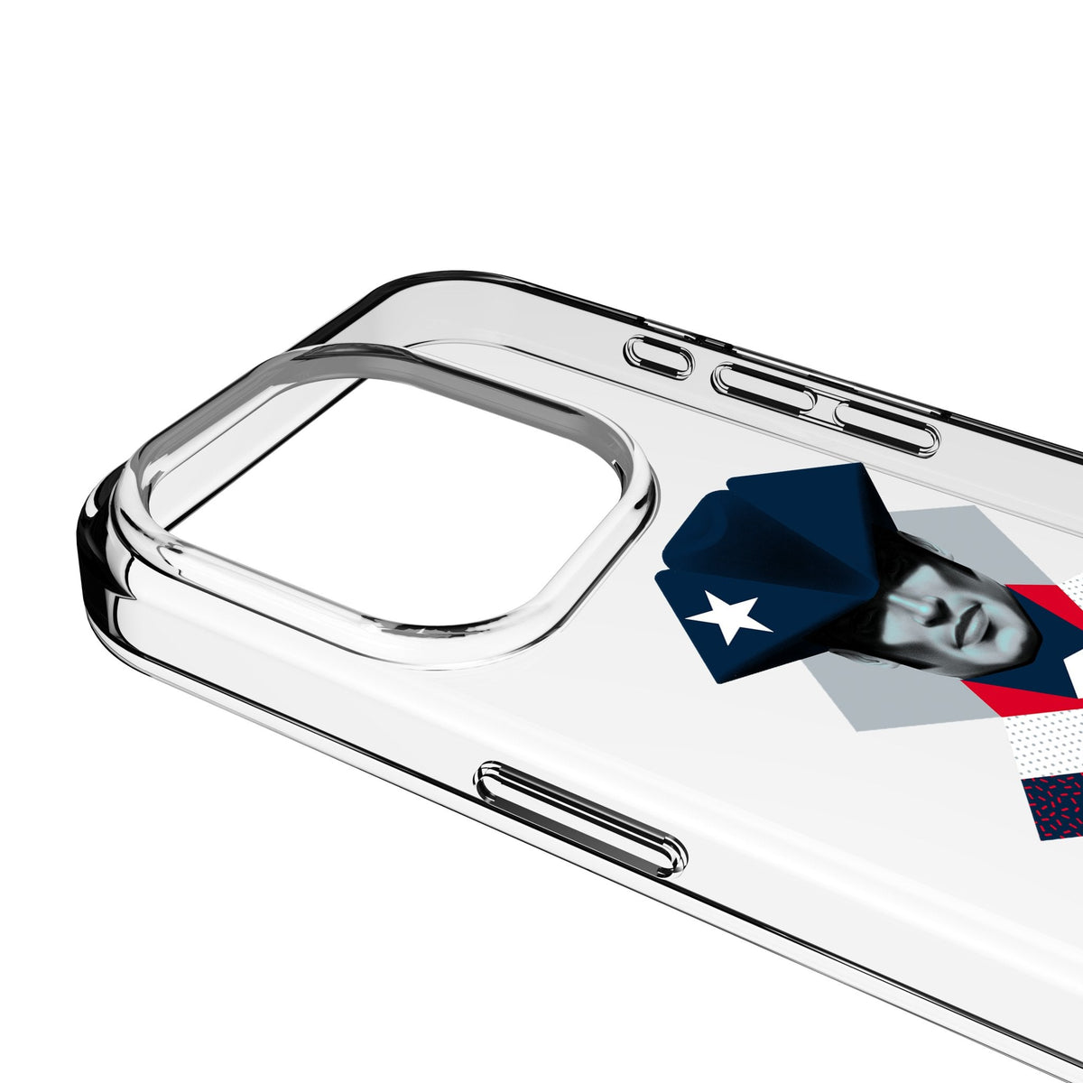 New England Patriots 2024 Edition Clear Phone Case for Apple iPhone 3