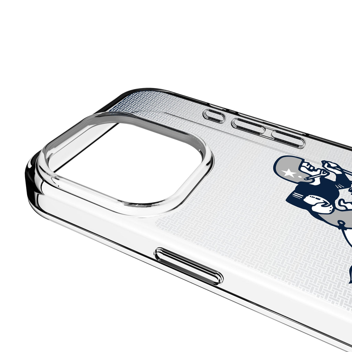 Dallas Cowboys 1966-1969 Historic Collection Linen Clear Phone Case for Apple iPhone 3