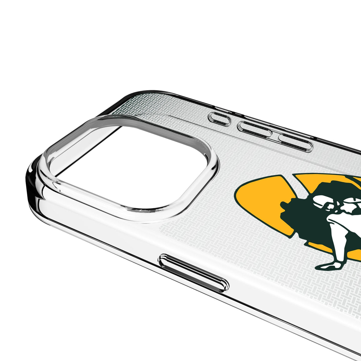 Green Bay Packers Historic Collection Linen Clear Phone Case for Apple iPhone 3