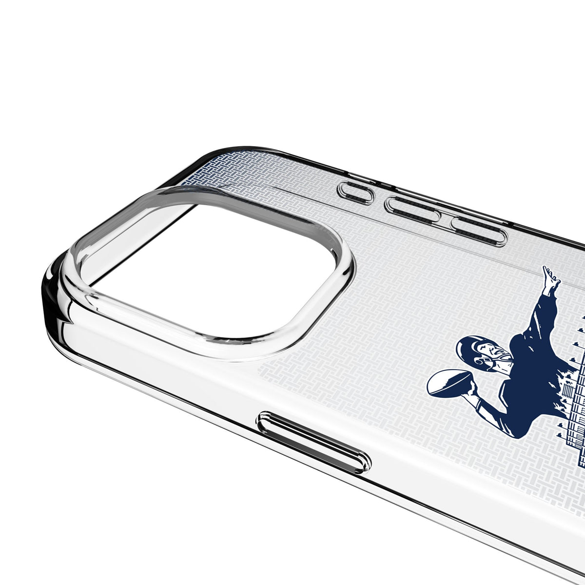 New York Giants 1960-1966 Historic Collection Linen Clear Phone Case for Apple iPhone 3