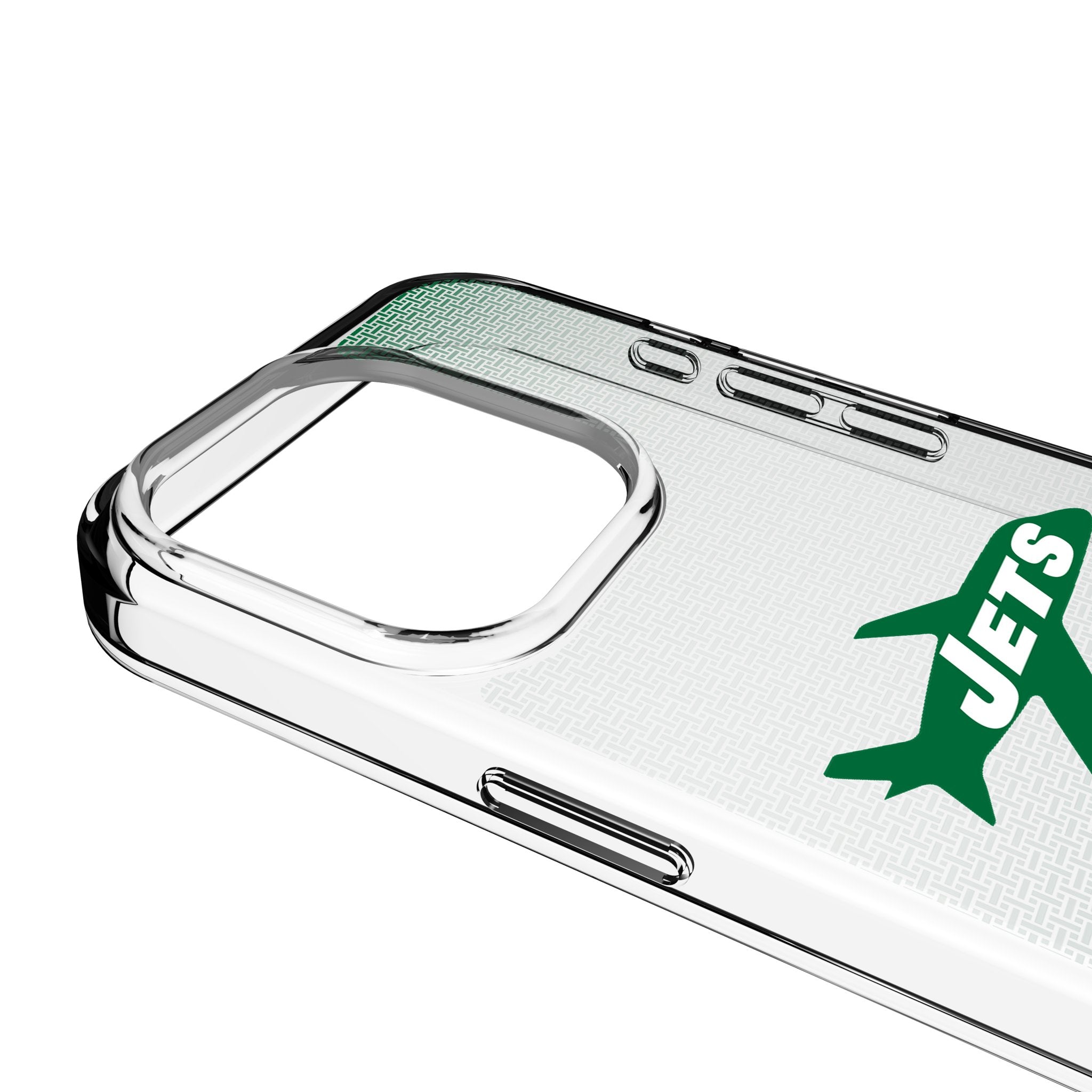 New York Jets 1963 Historic Collection Linen Clear Phone Case for Apple iPhone 3