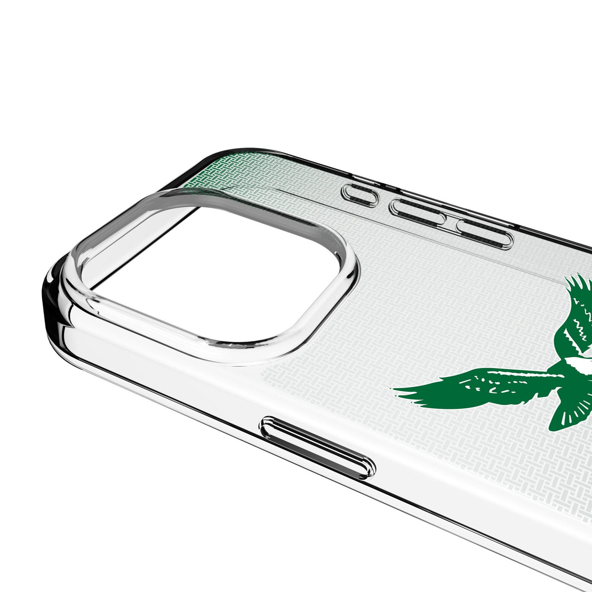Philadelphia Eagles 1973-1995 Historic Collection Linen Clear Phone Case for Apple iPhone 3