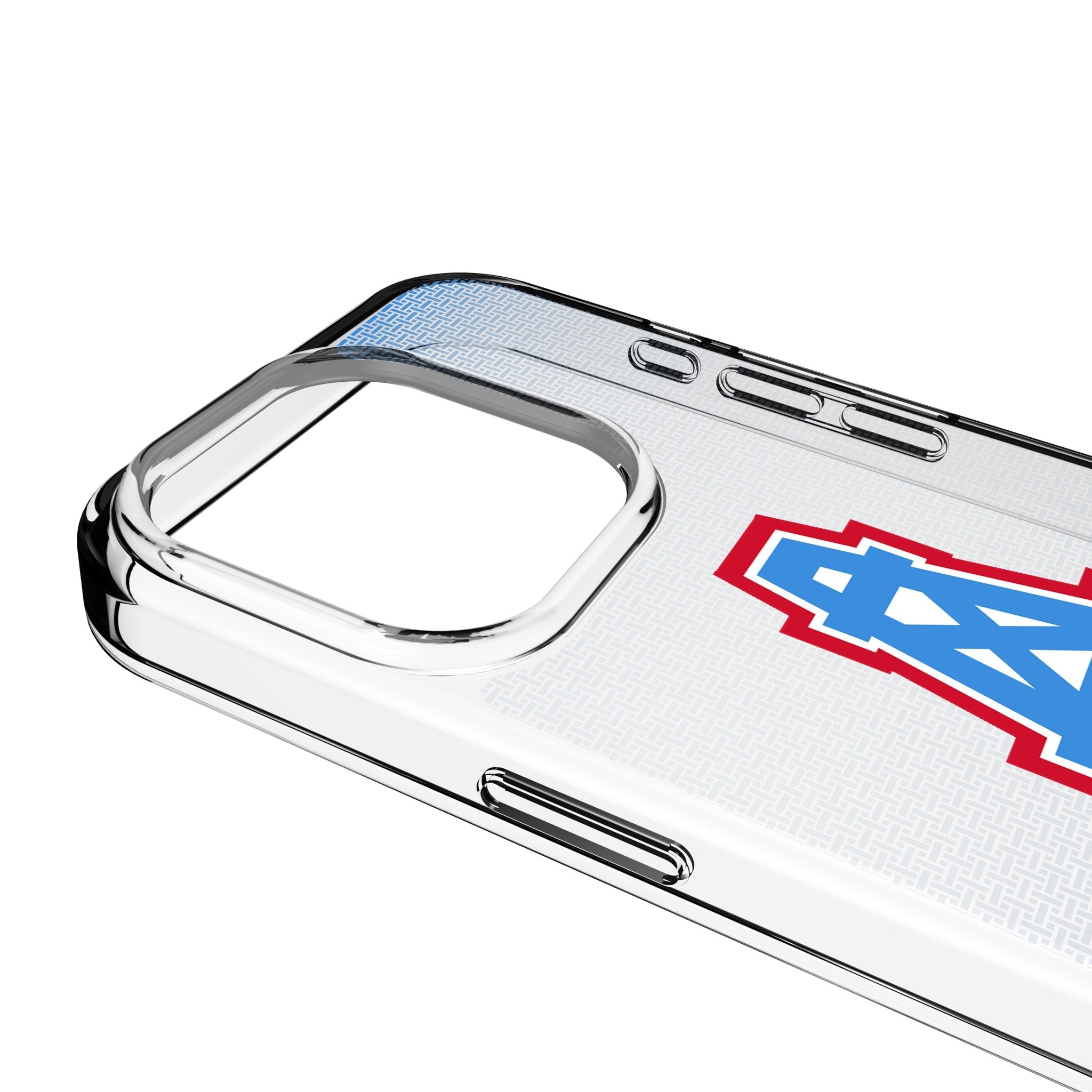 Houston Oilers Historic Collection Linen Clear Phone Case for Apple iPhone 3