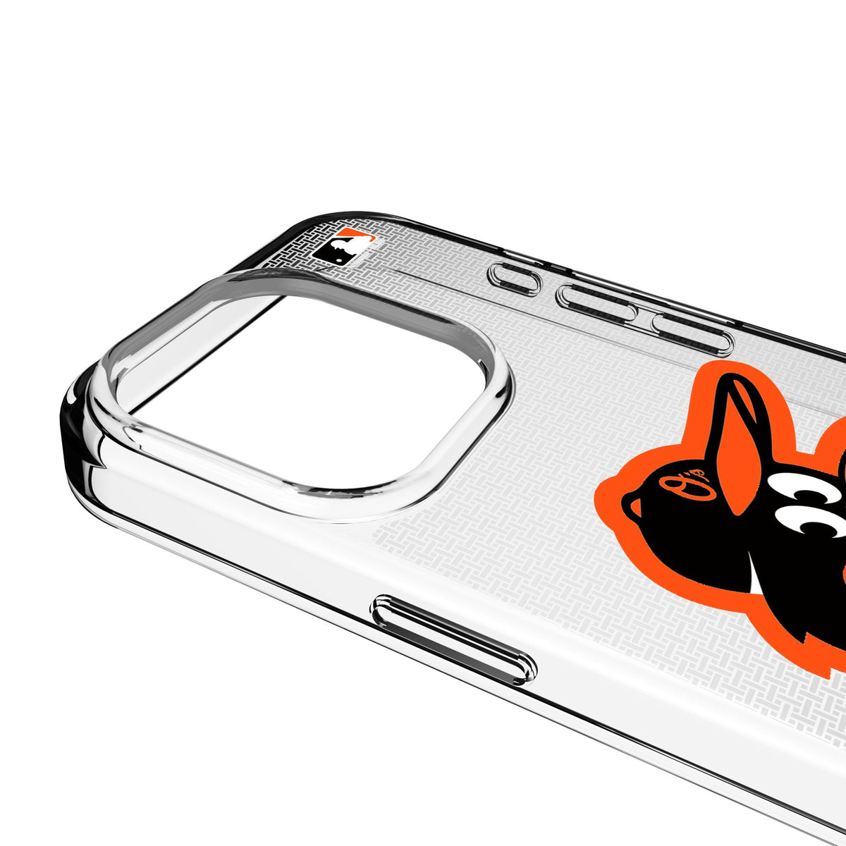 Baltimore Orioles Linen Clear Phone Case for Apple iPhone 3