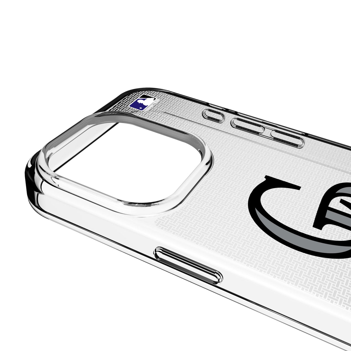 Colorado Rockies Linen Clear Phone Case for Apple iPhone 3