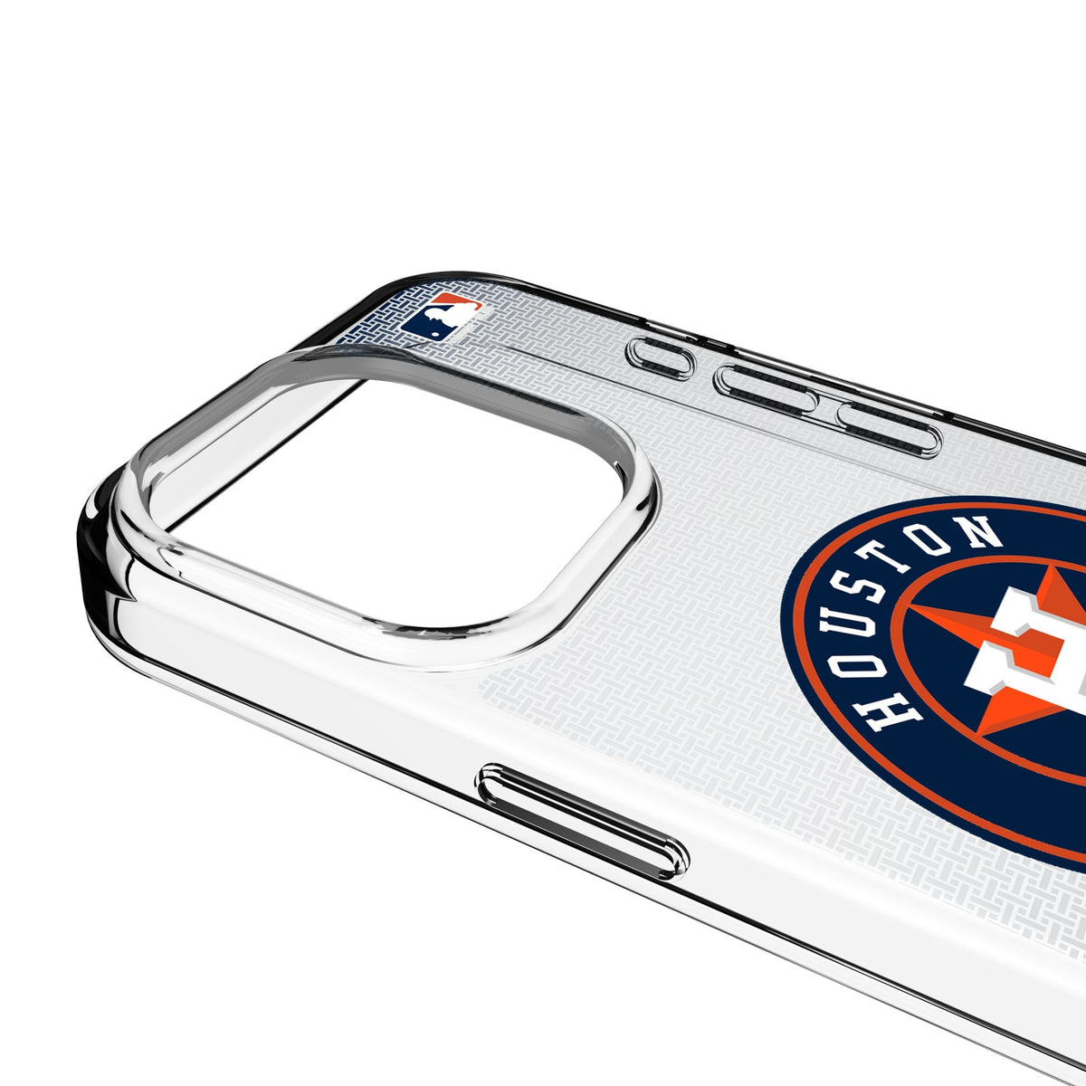 Houston Astros Linen Clear Phone Case for Apple iPhone 3