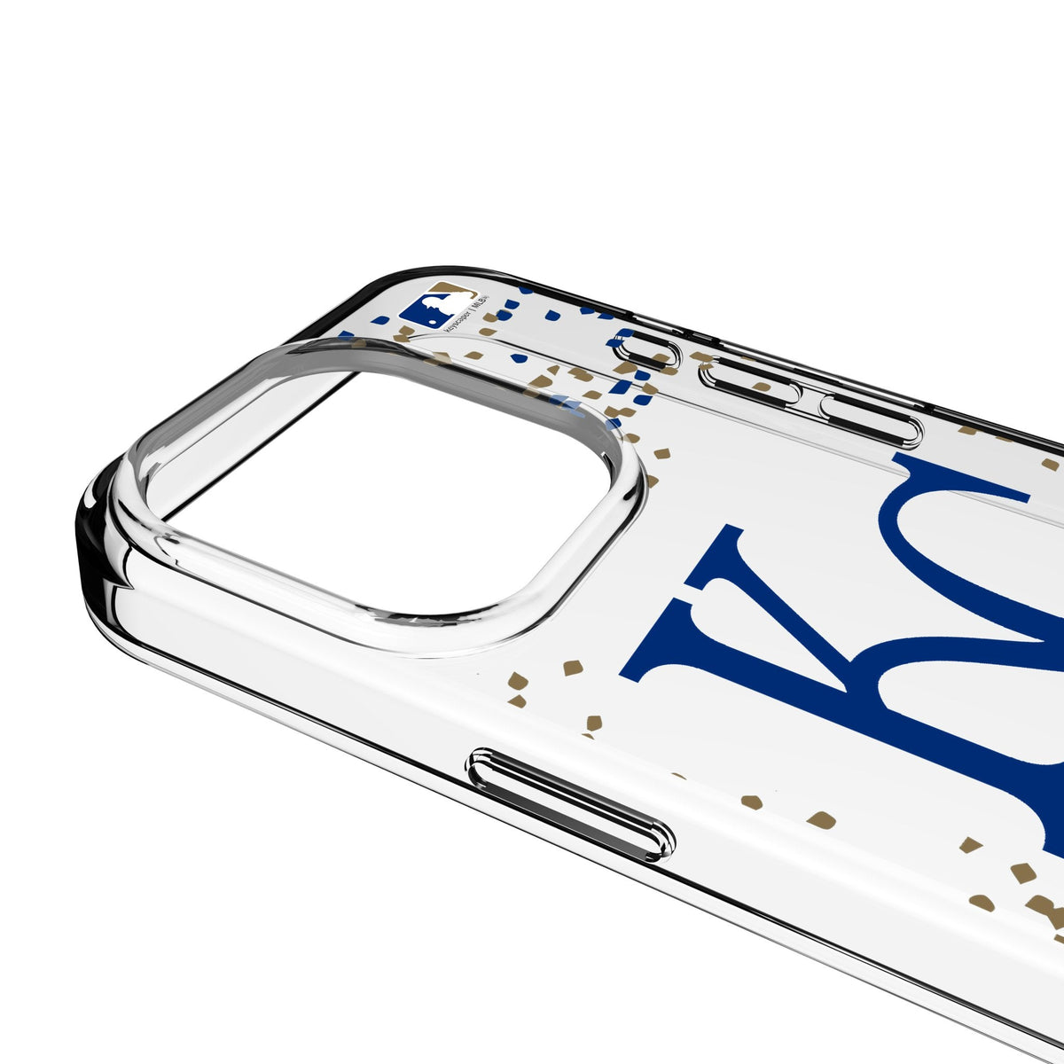 Kansas City Royals Confetti Clear Phone Case for Apple iPhone 3