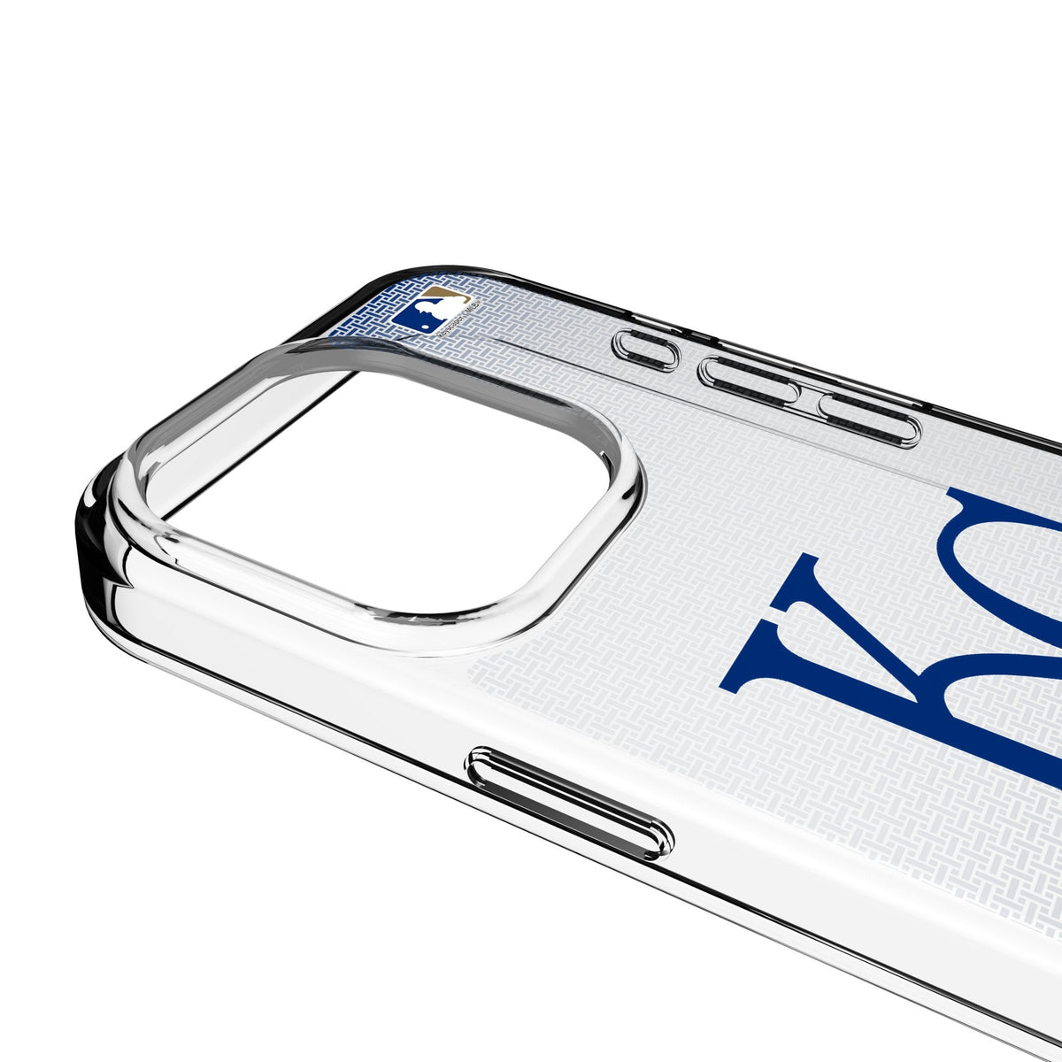 Kansas City Royals Linen Clear Phone Case for Apple iPhone 3