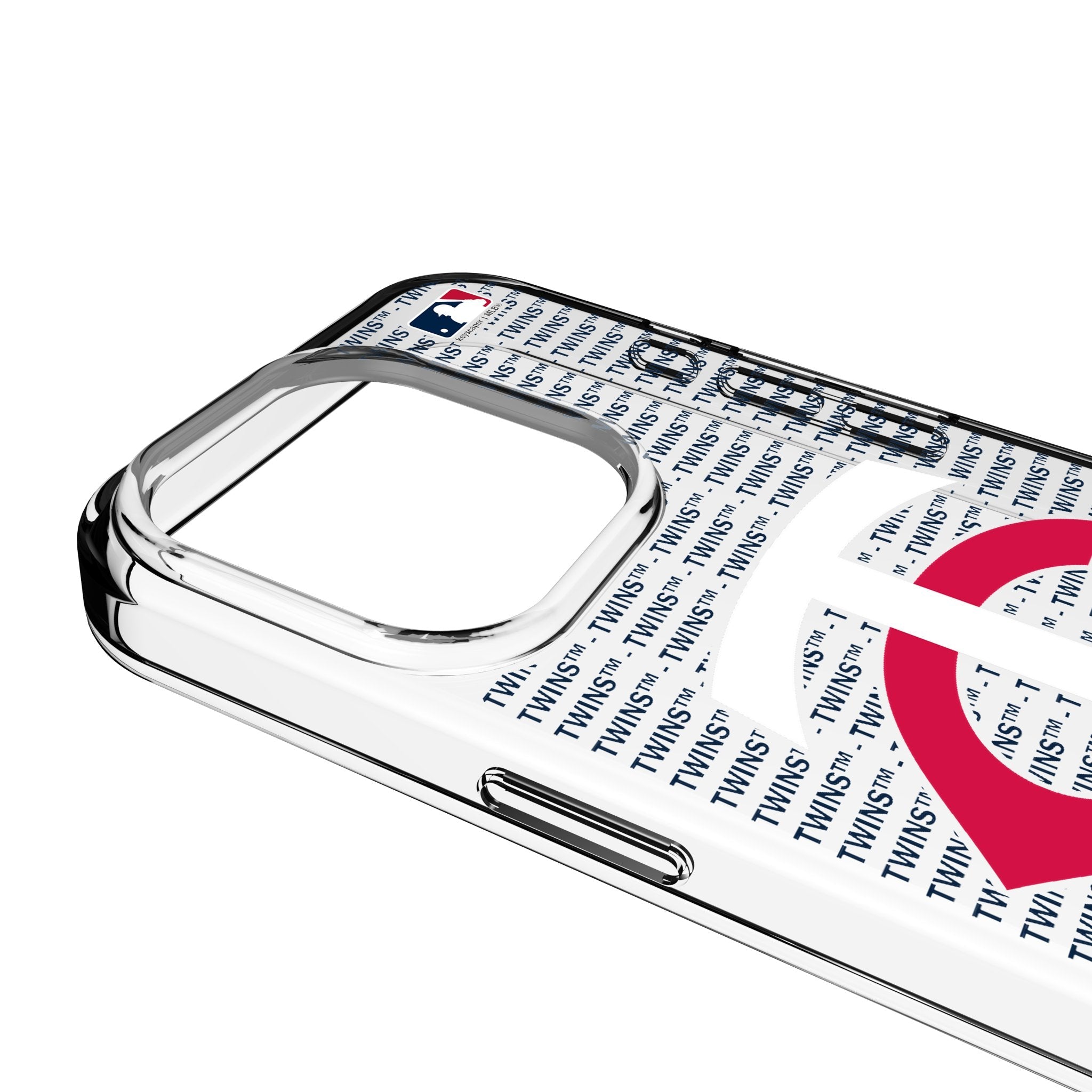 Minnesota Twins Text Backdrop Clear Phone Case for Apple iPhone 3