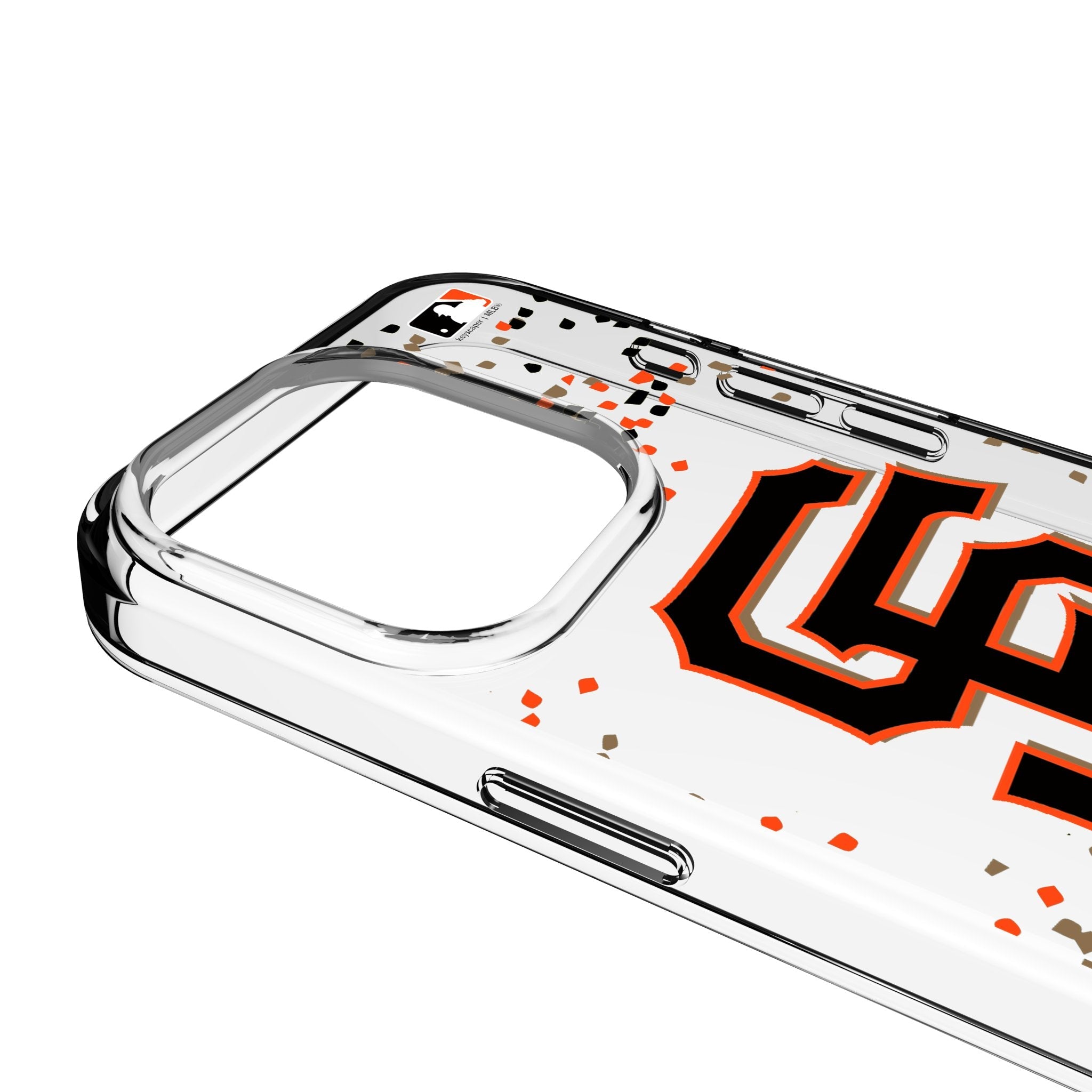 San Francisco Giants Confetti Clear Phone Case for Apple iPhone 3