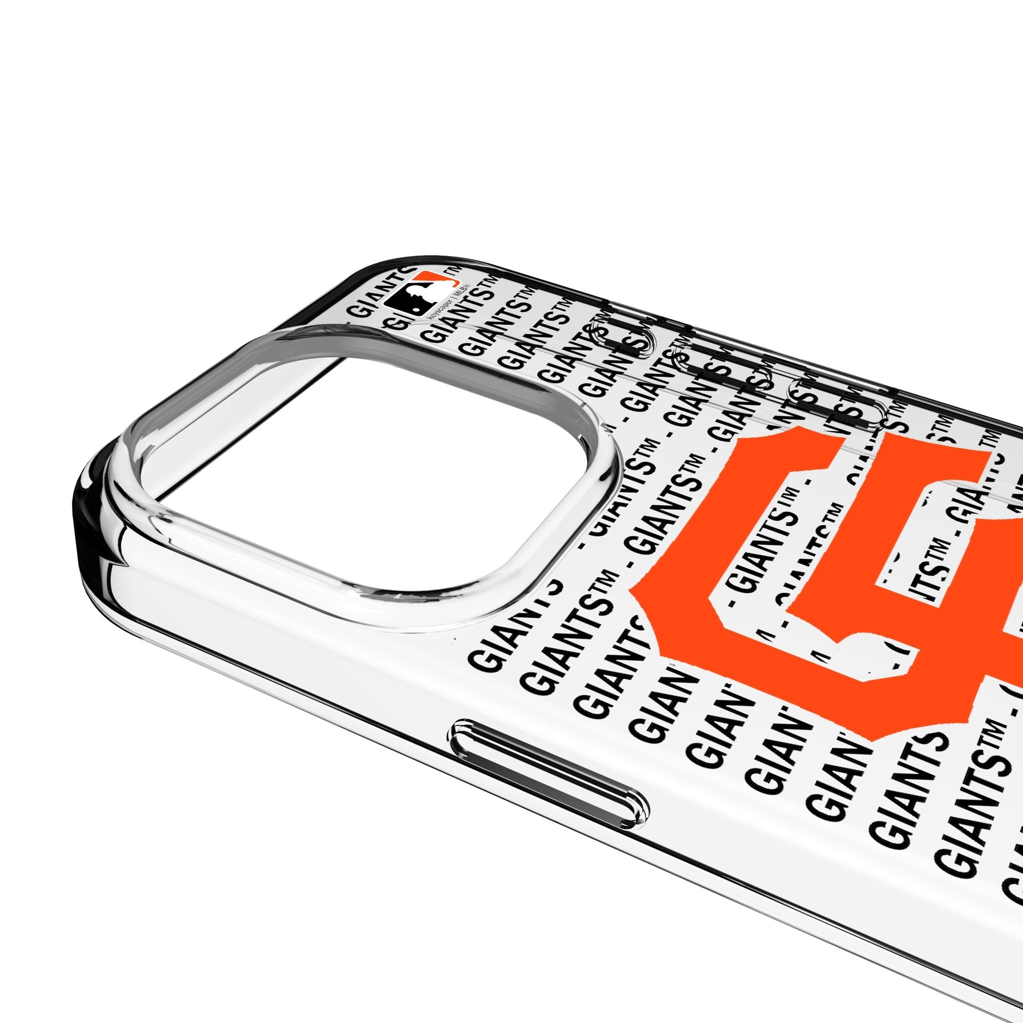 San Francisco Giants Text Backdrop Clear Phone Case for Apple iPhone 3