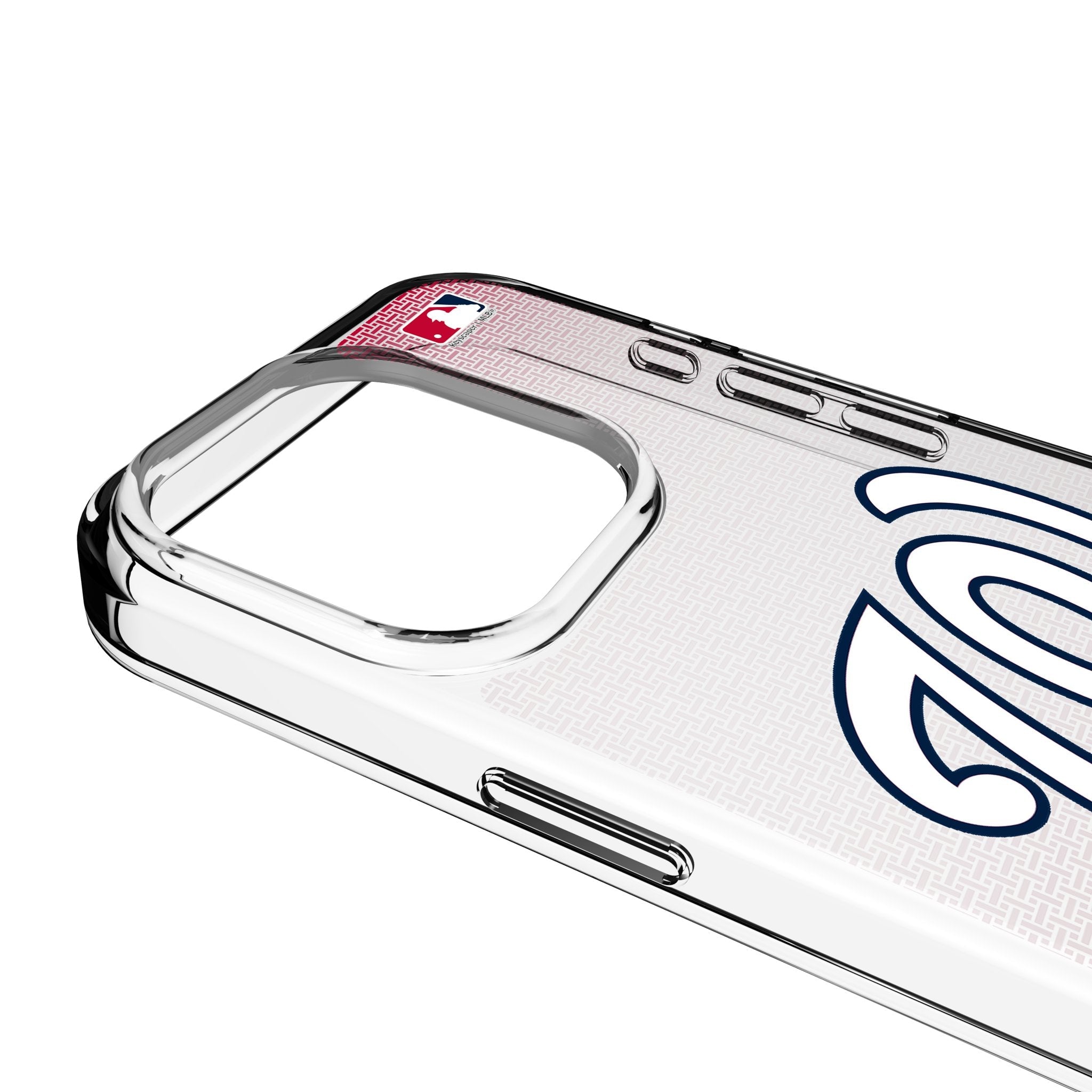 Washington Nationals Linen Clear Phone Case for Apple iPhone 3