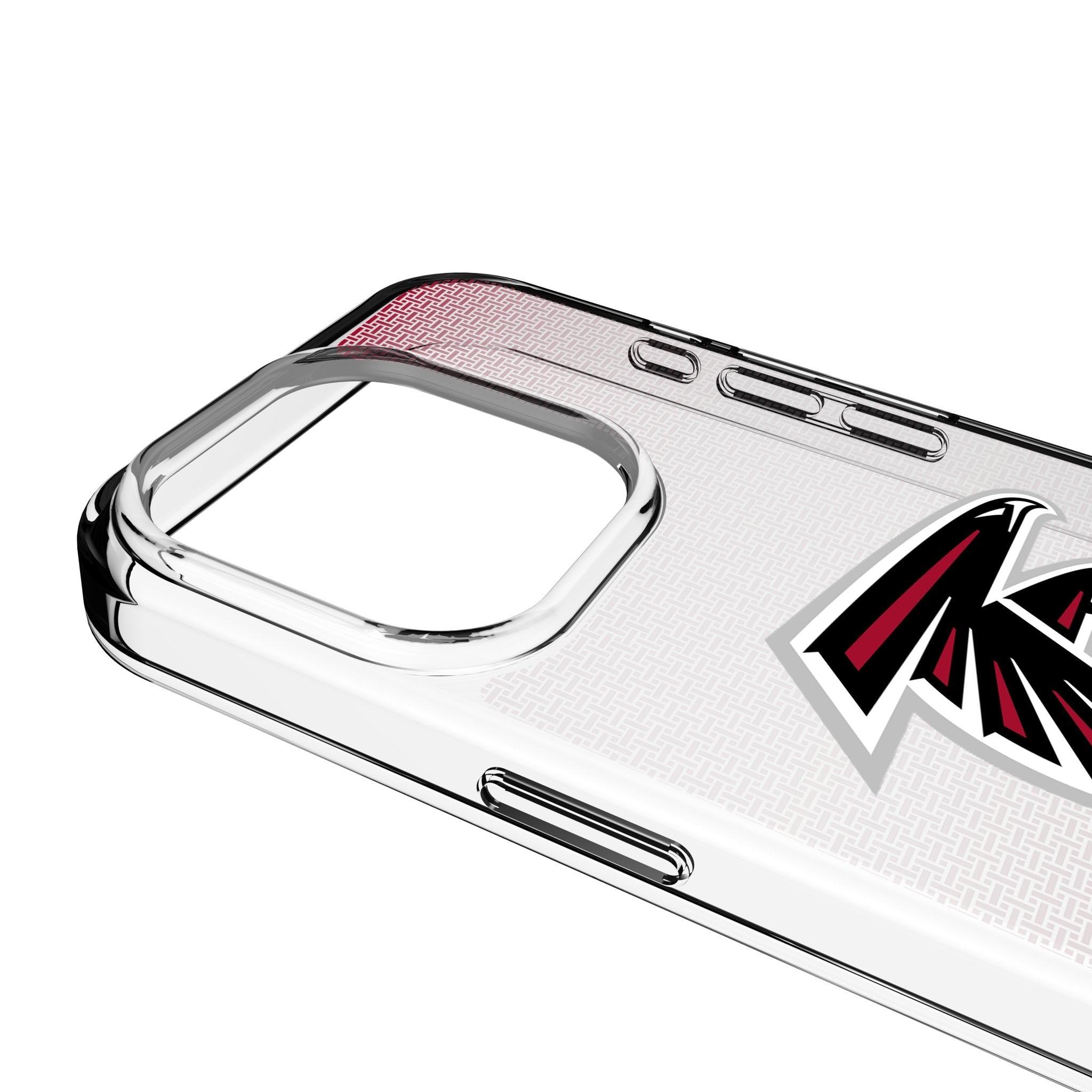 Atlanta Falcons Linen Clear Phone Case for Apple iPhone 3