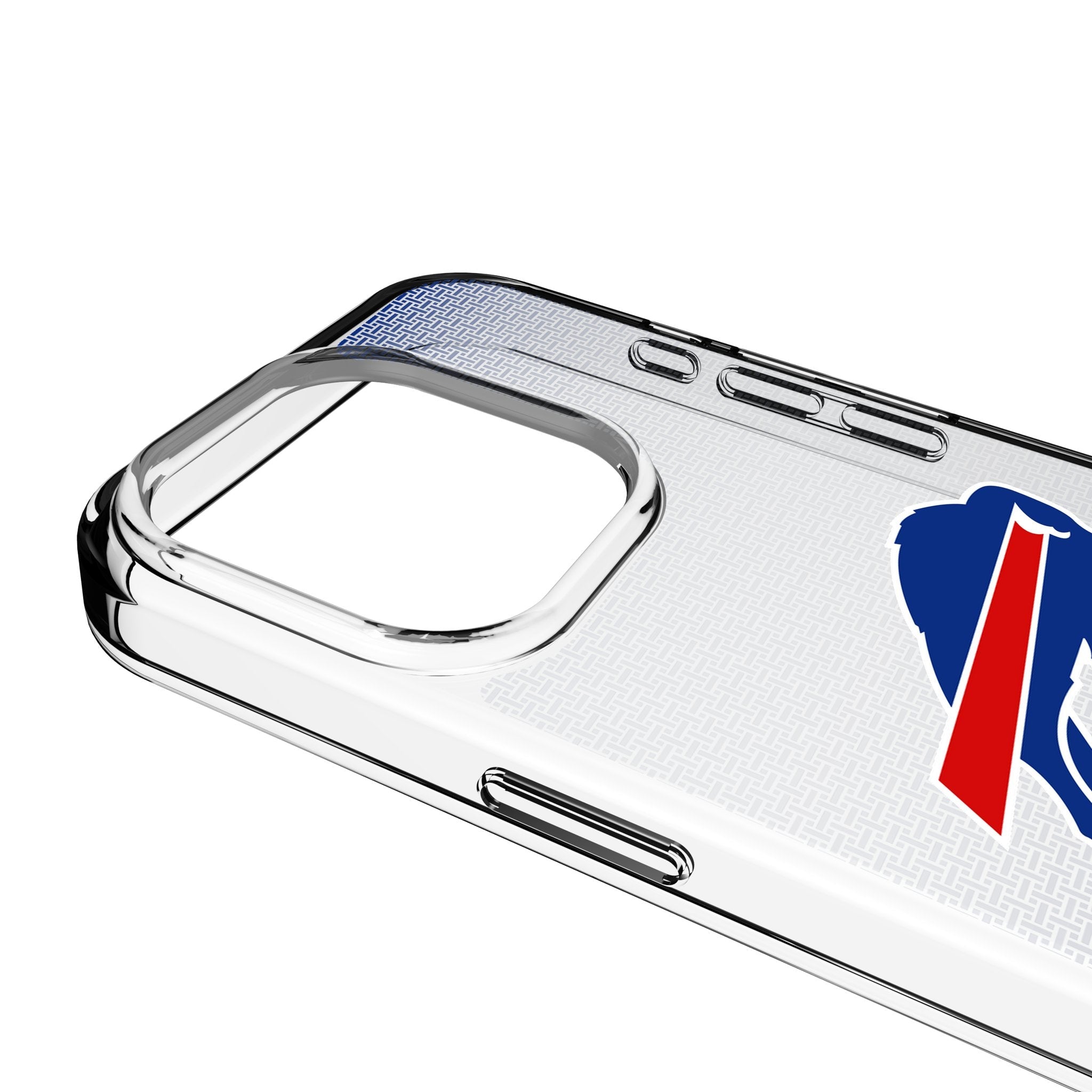 Buffalo Bills Linen Clear Phone Case for Apple iPhone 3