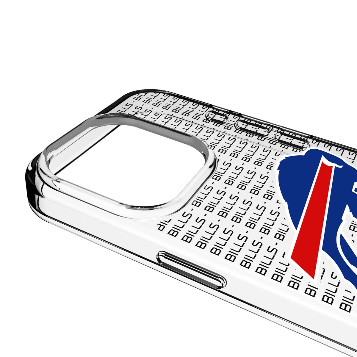 Buffalo Bills Text Backdrop Clear Phone Case for Apple iPhone 3