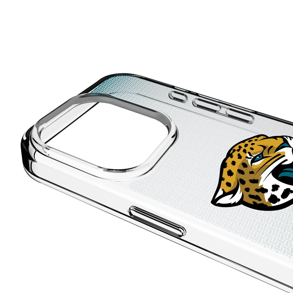 Jacksonville Jaguars Linen Clear Phone Case for Apple iPhone 3