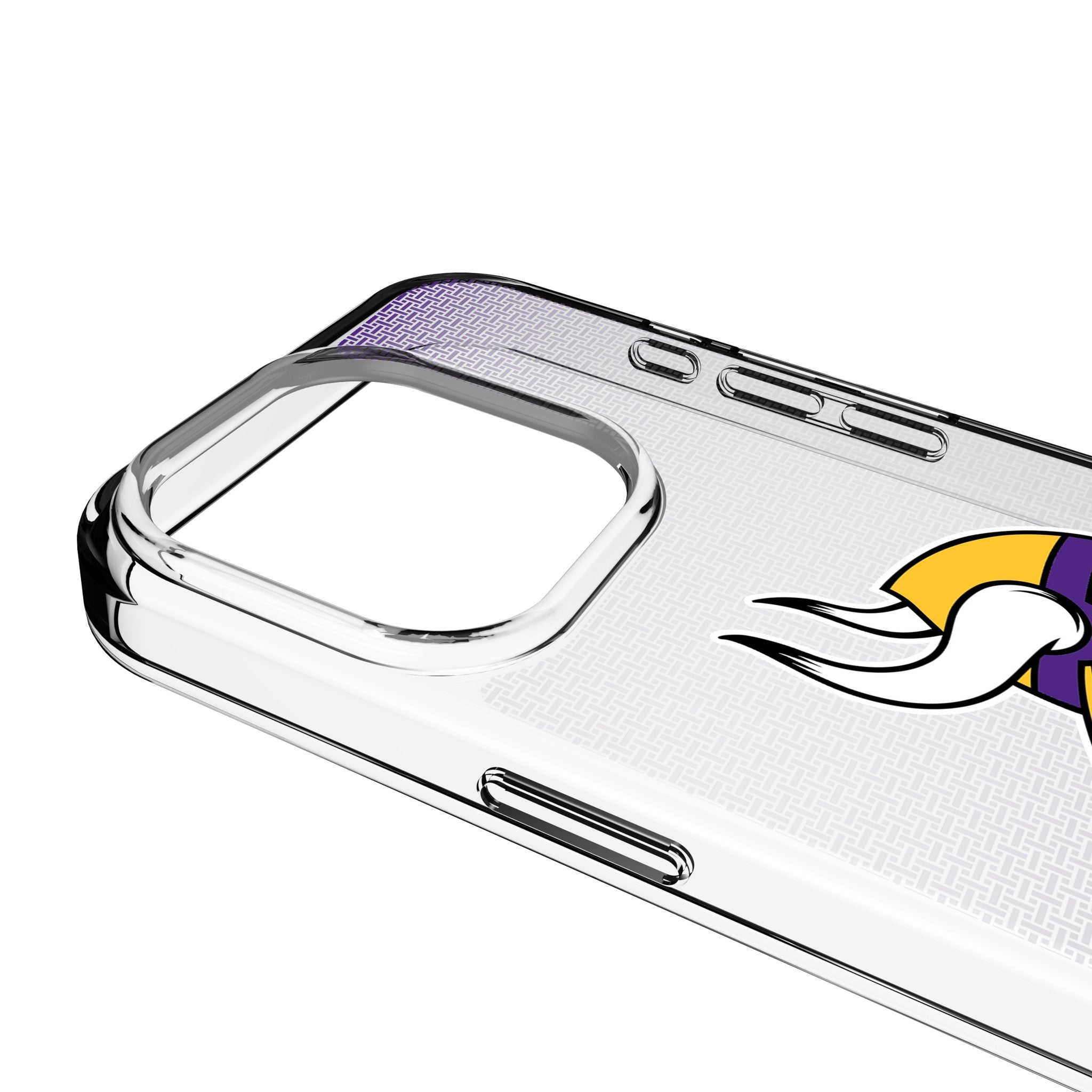 Minnesota Vikings Linen Clear Phone Case for Apple iPhone 3