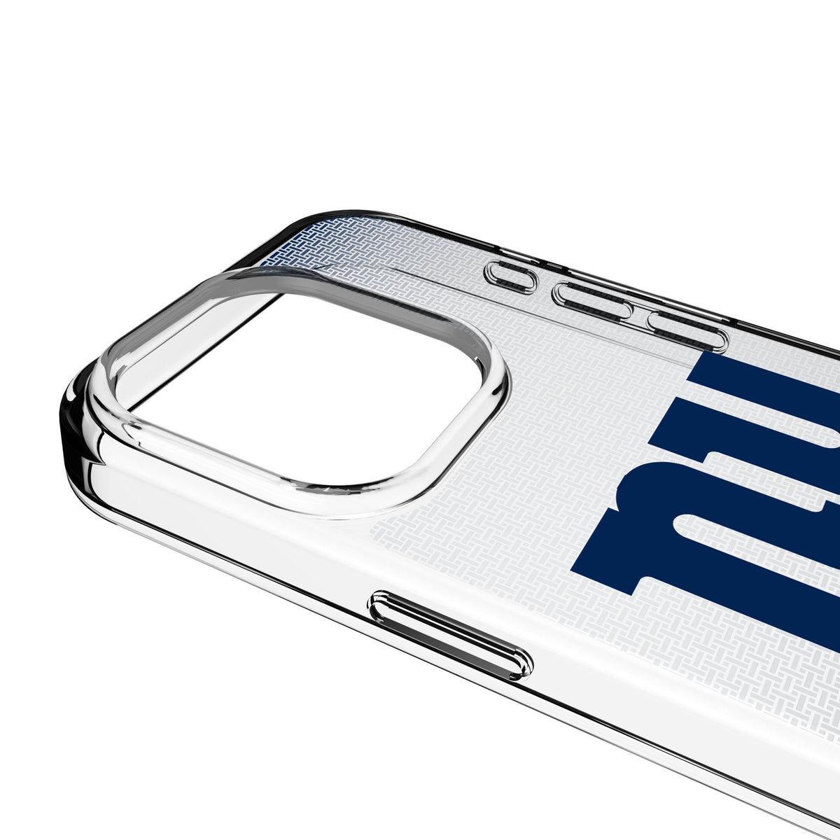New York Giants Linen Clear Phone Case for Apple iPhone 3