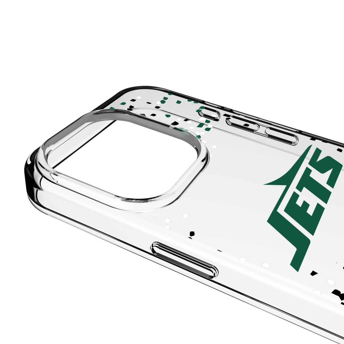 New York Jets Confetti Clear Phone Case for Apple iPhone 3