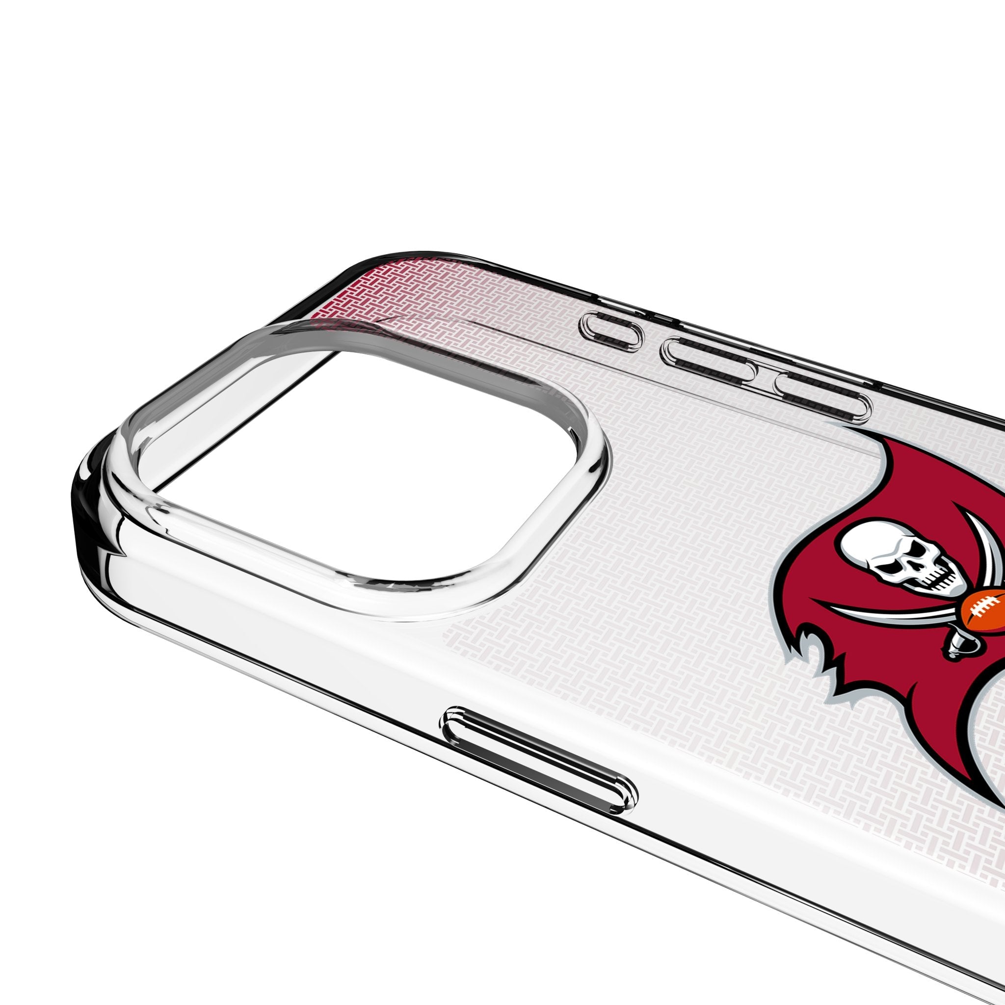 Tampa Bay Buccaneers Linen Clear Phone Case for Apple iPhone 3
