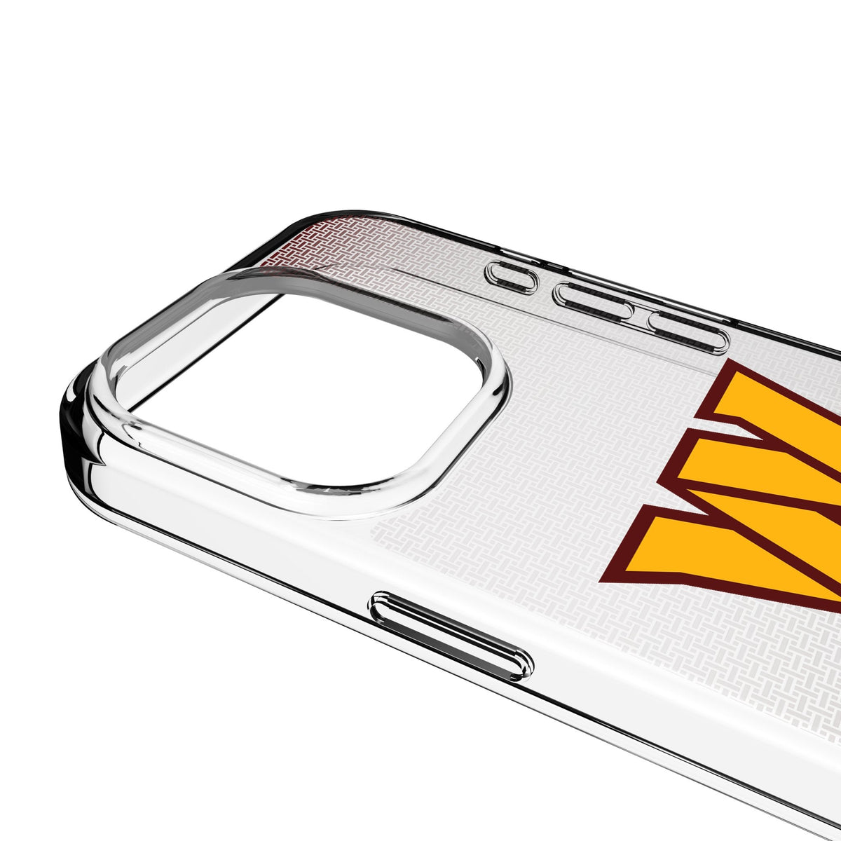 Washington Commanders Linen Clear Phone Case for Apple iPhone 3