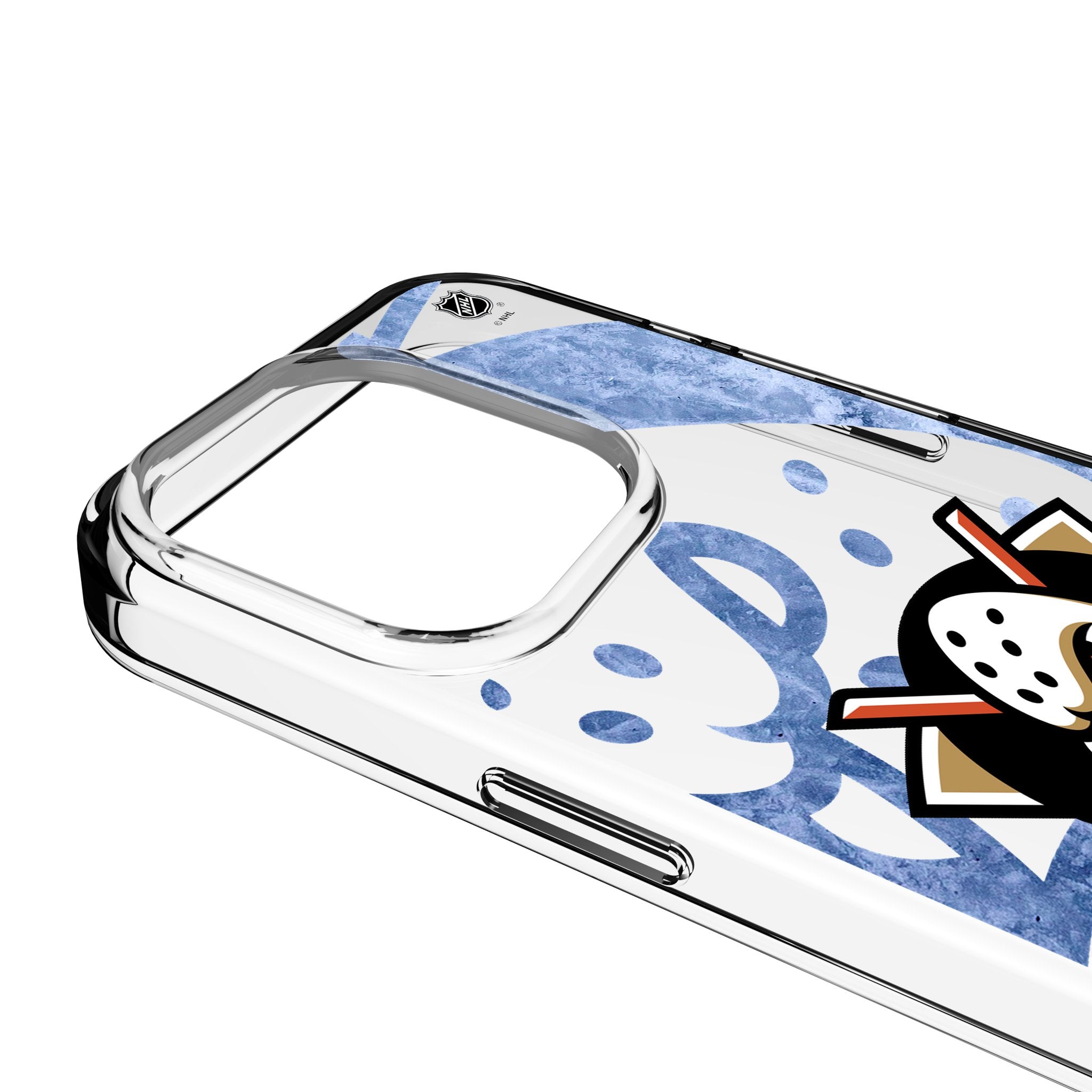 Anaheim Ducks Ice Tilt Clear Phone Case for Apple iPhone 3