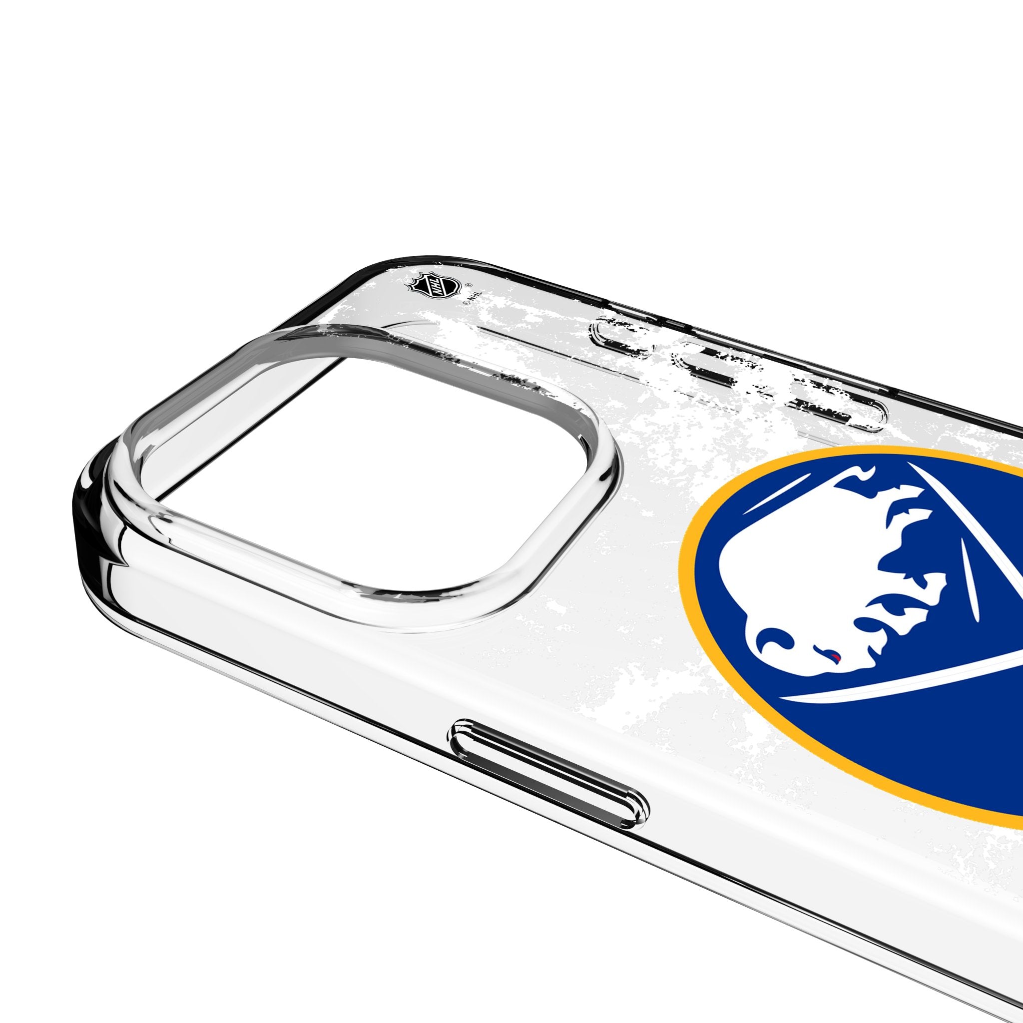 Buffalo Sabres Ice Stripe Clear Phone Case for Apple iPhone 3