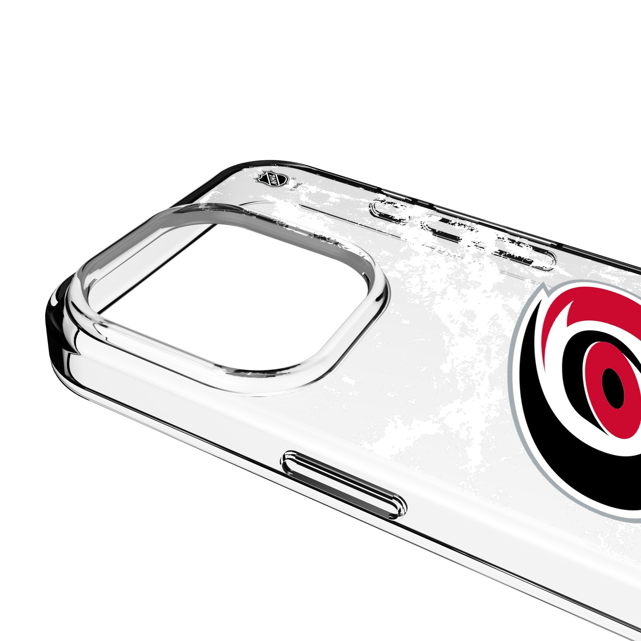 Carolina Hurricanes Ice Stripe Clear Phone Case for Apple iPhone 3