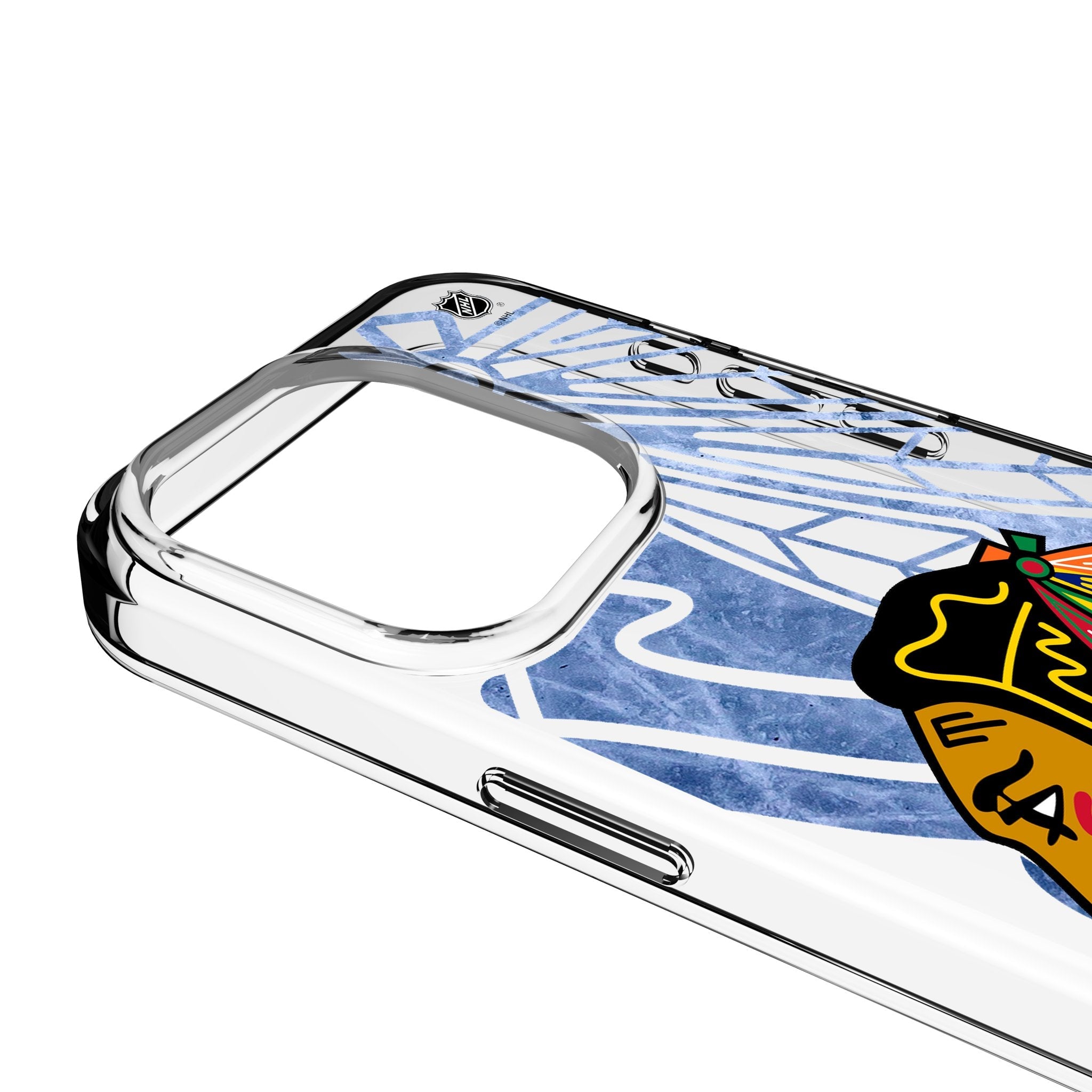 Chicago Blackhawks Ice Tilt Clear Phone Case for Apple iPhone 3
