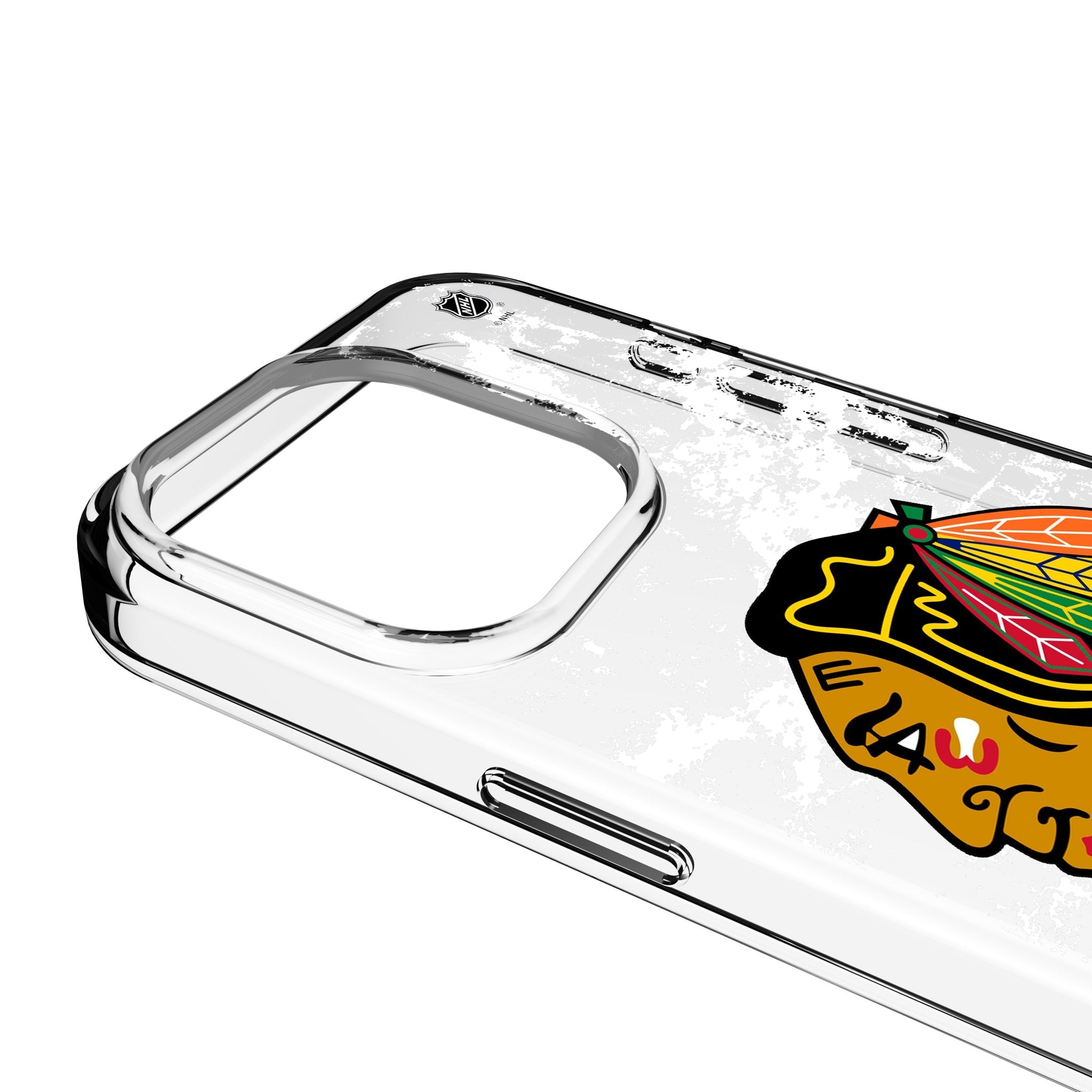 Chicago Blackhawks Ice Stripe Clear Phone Case for Apple iPhone 3